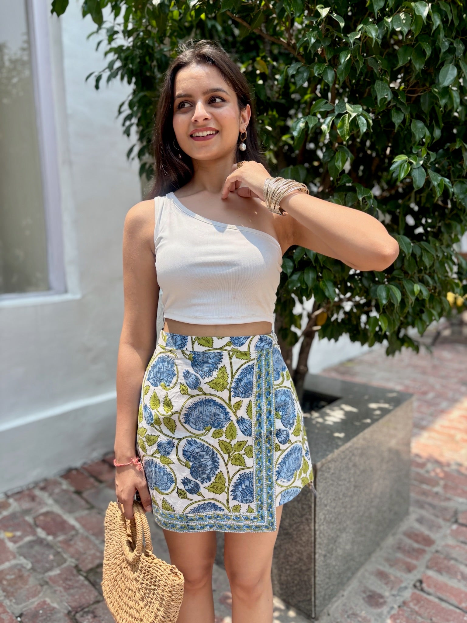 Blue Matcha Skort