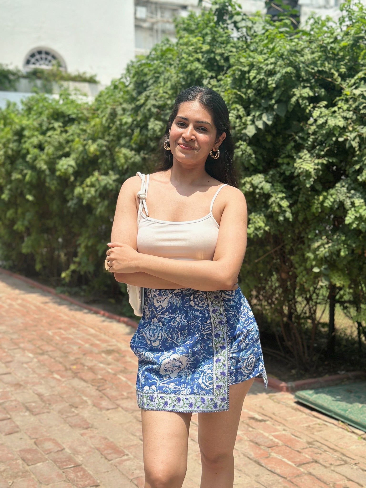 Prussian Blue Skort