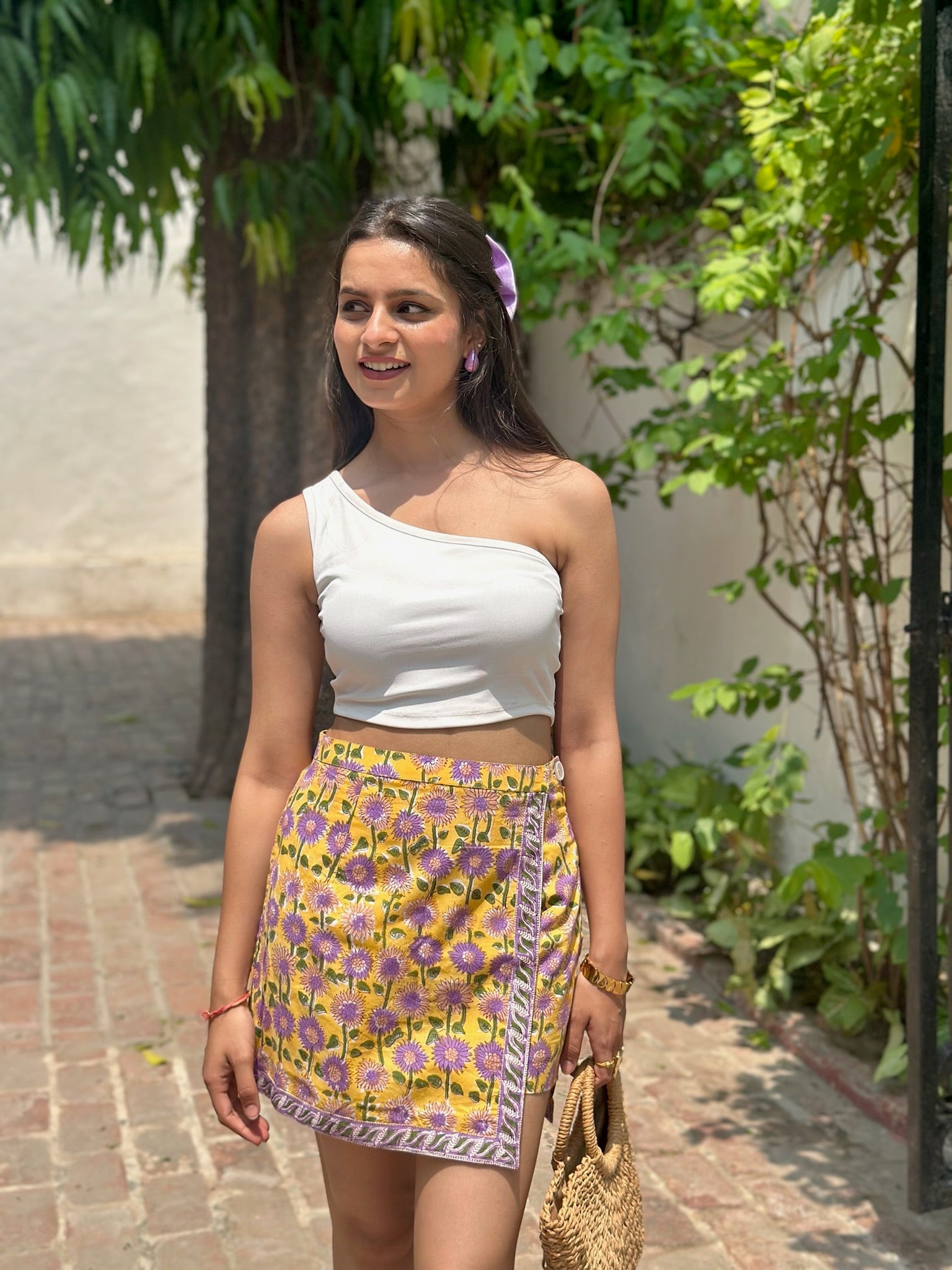 Sunglow Orchid Skort