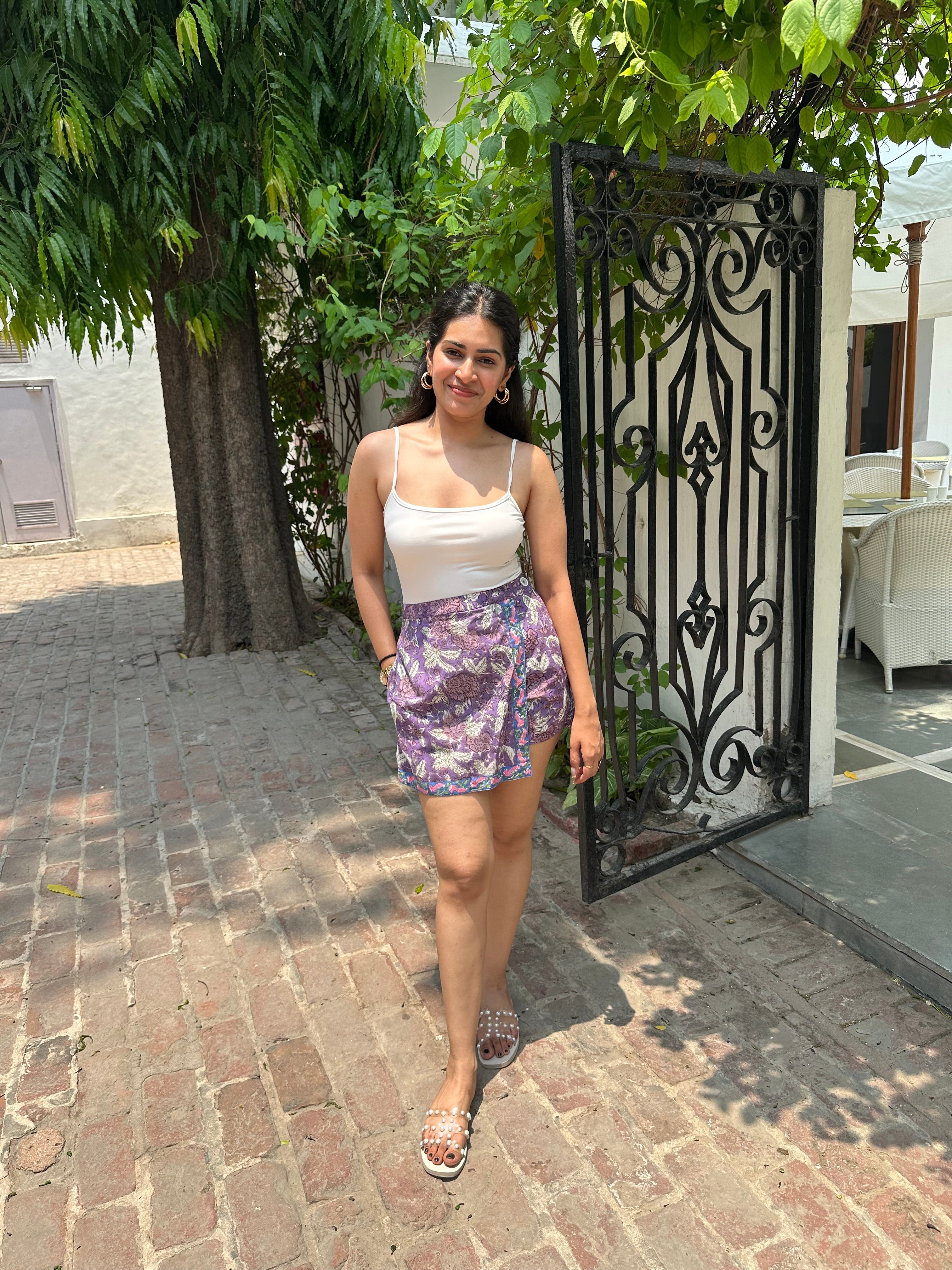 Berry Violet Skort