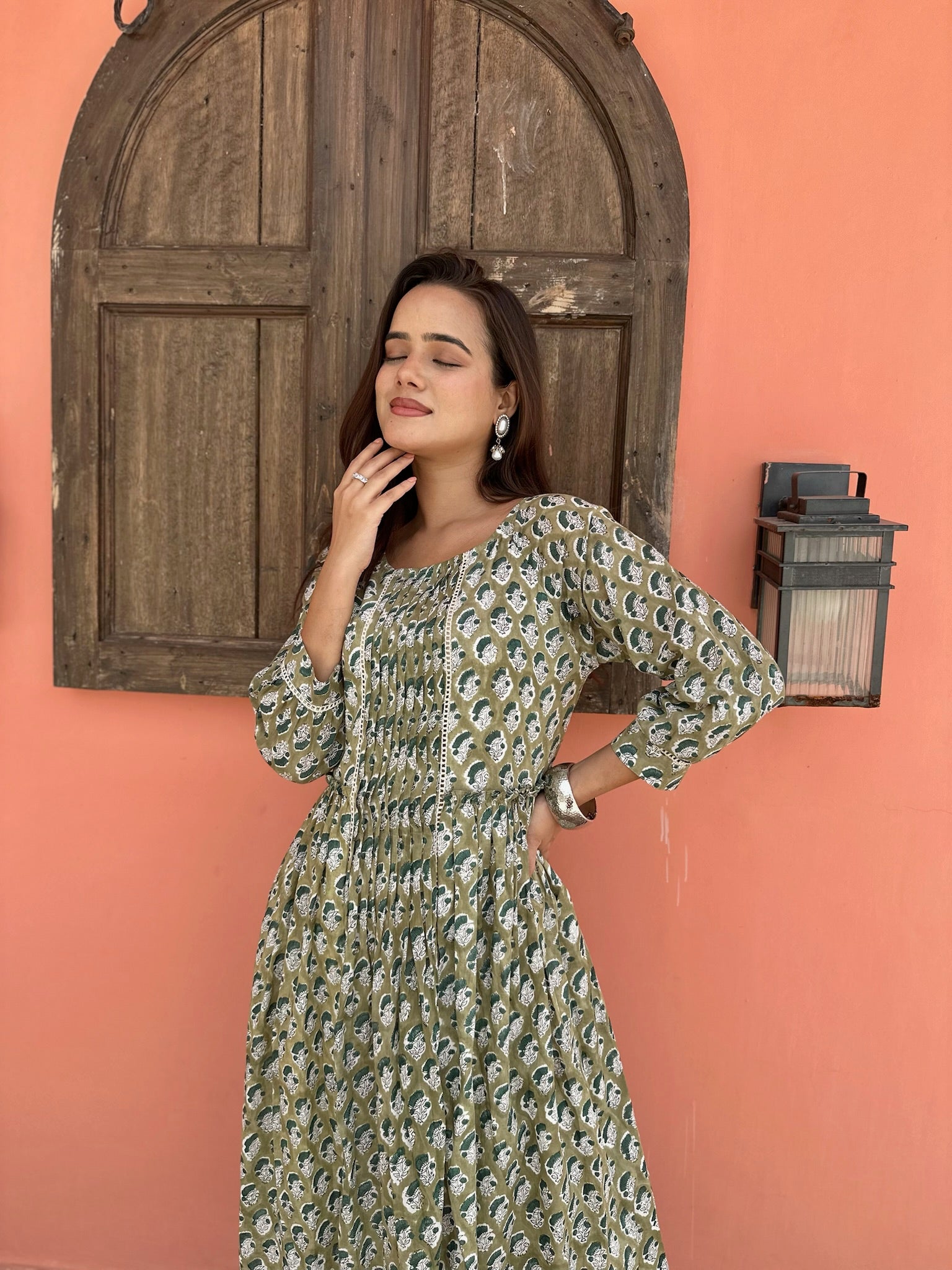 Monsoon Bamboo Mulmul Maxi Dress