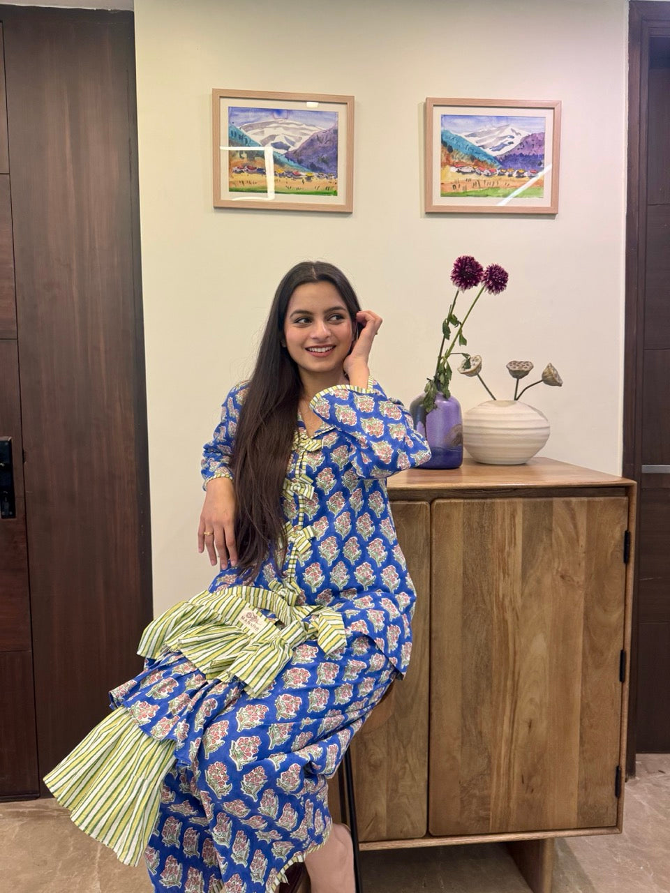 Neelkamal Bow Resort Wear Set