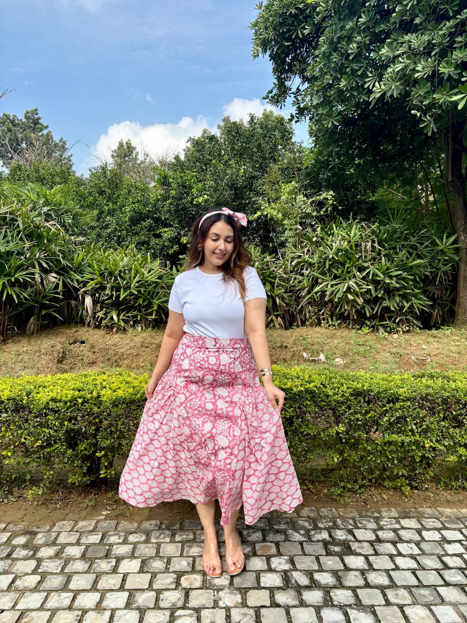 Seashell Blush Hourglass Skirt
