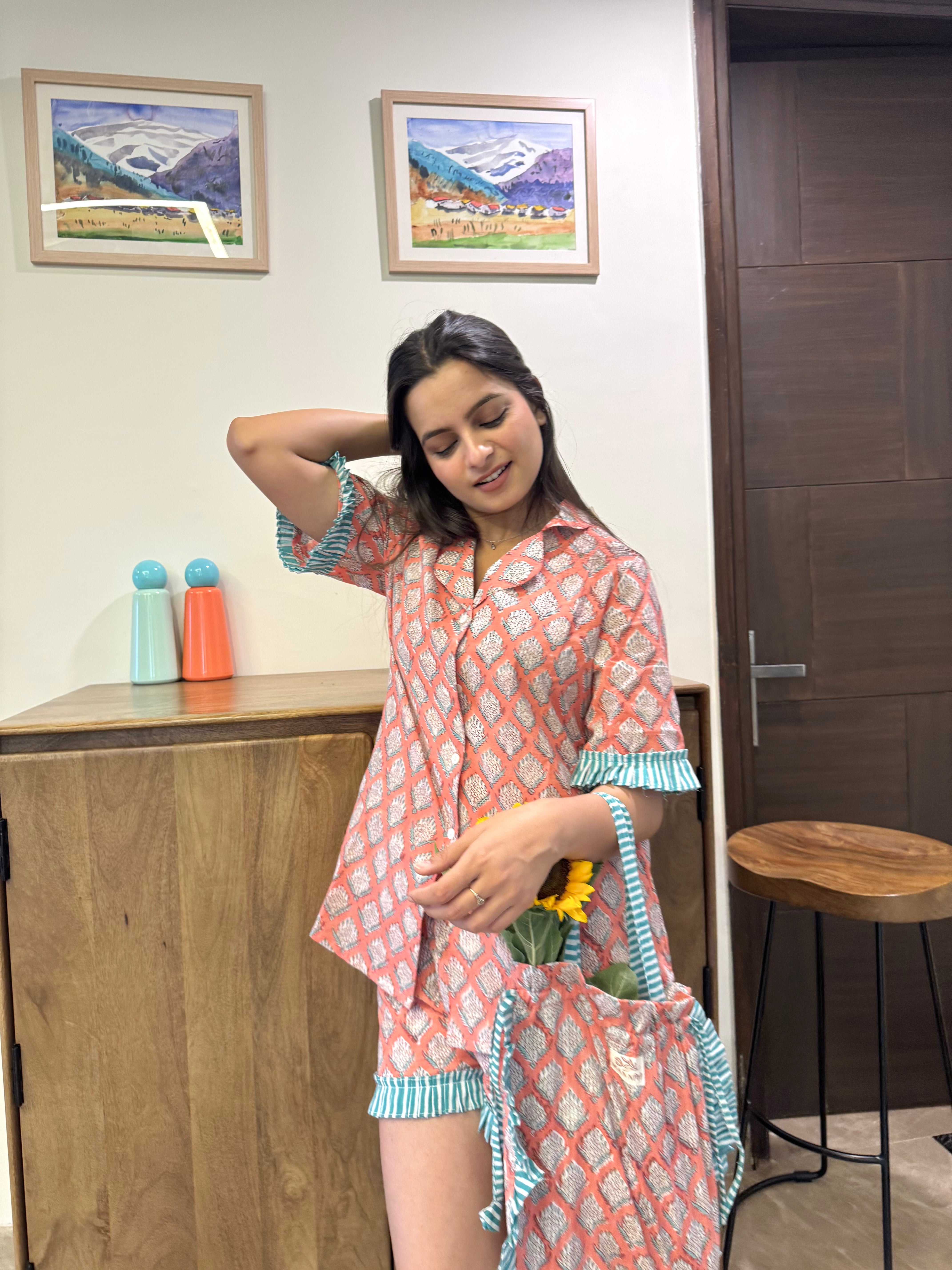 Nehar Resort Wear Shorts Set