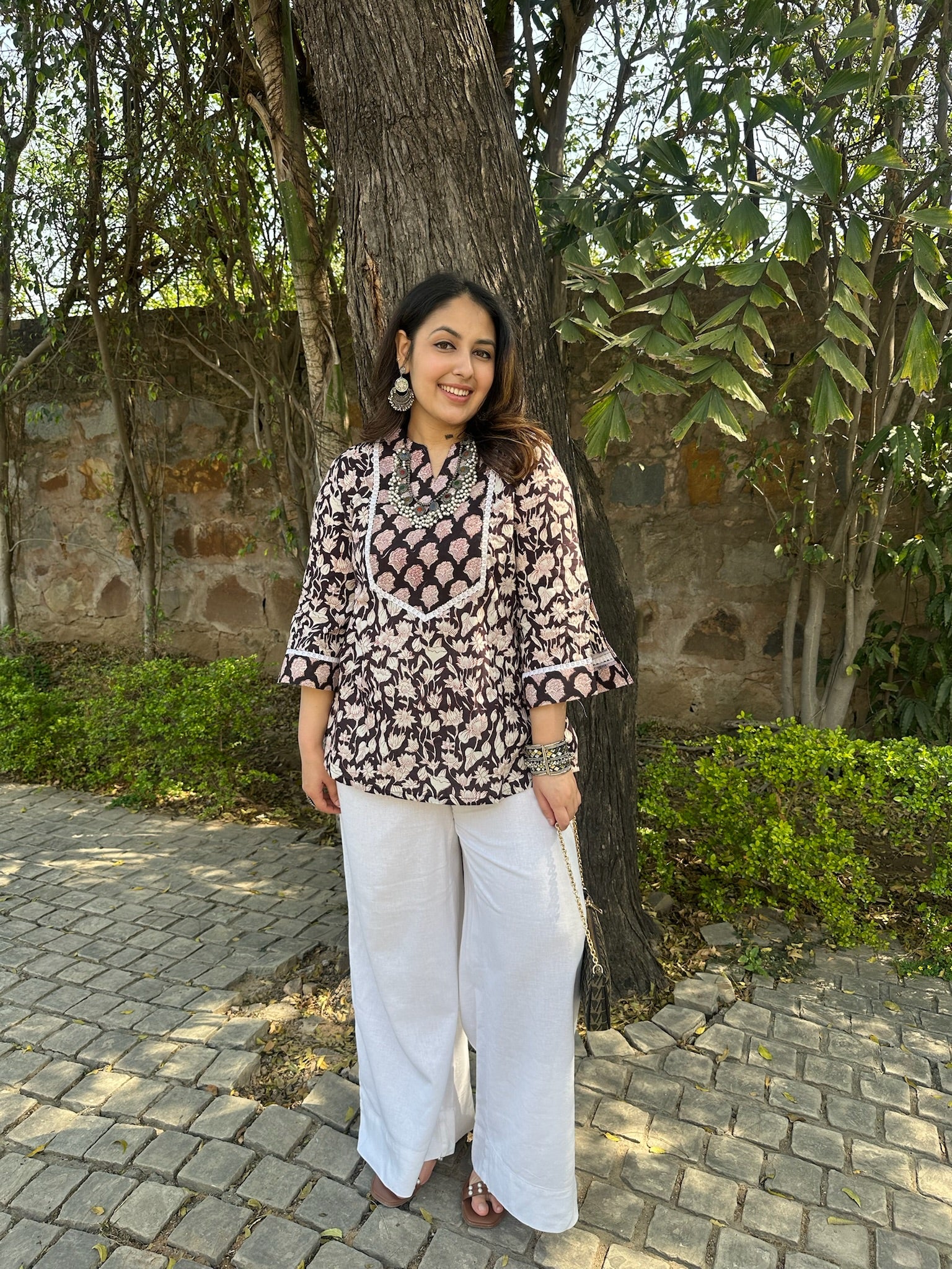 Andhra Yoke Short Kurti
