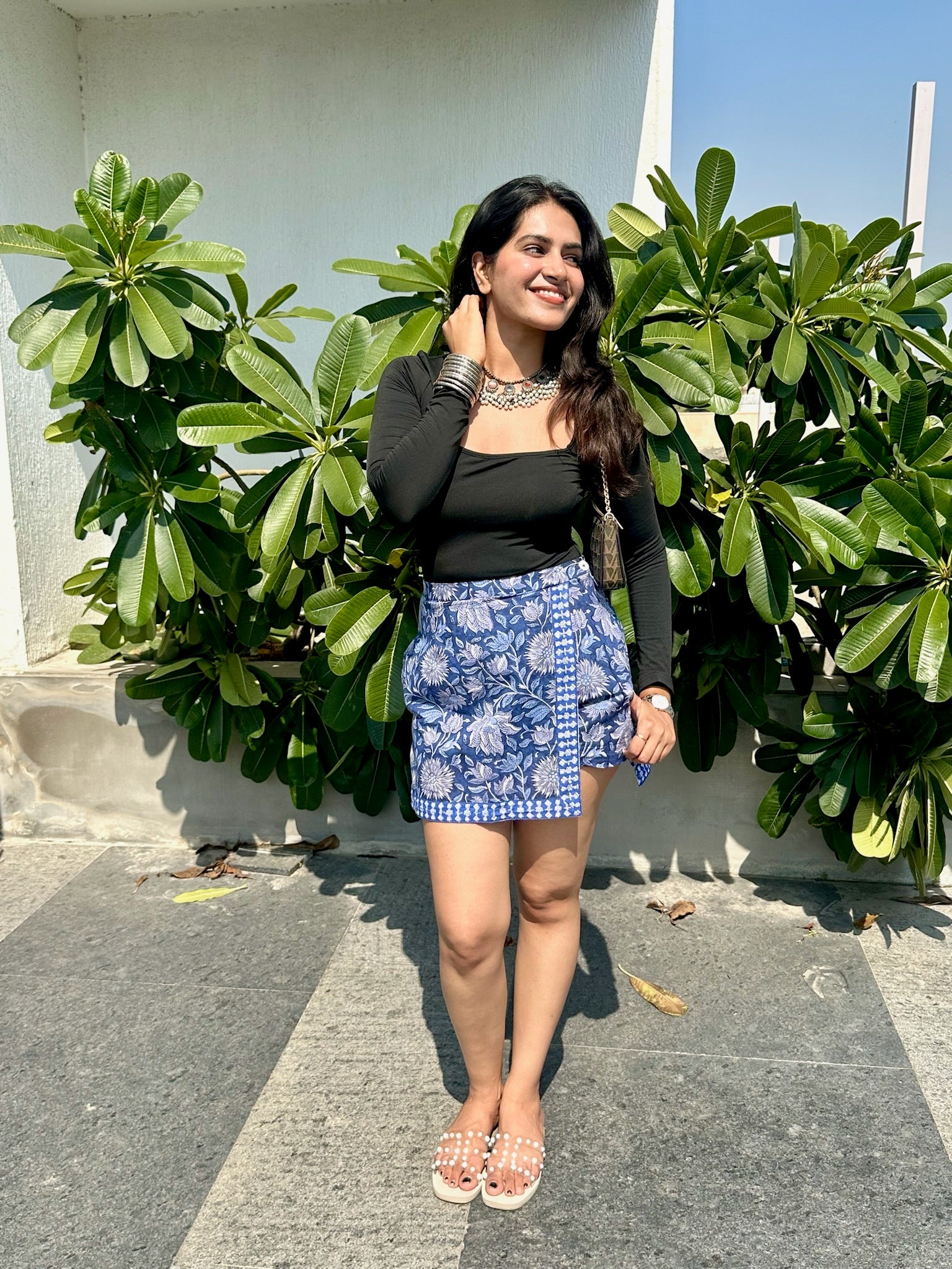 Nilgiri Blue Skort