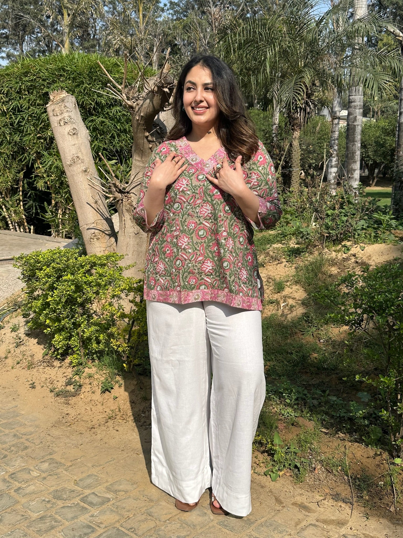 Phool Bel Short Kurti