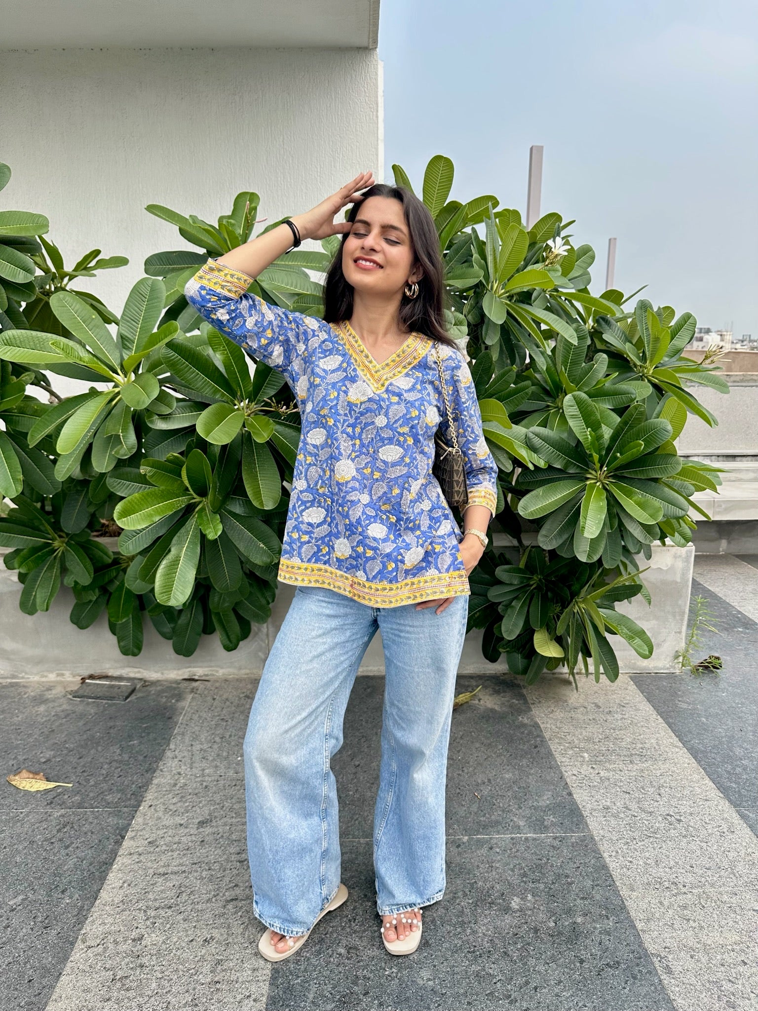 Neel Bagh Short Kurti
