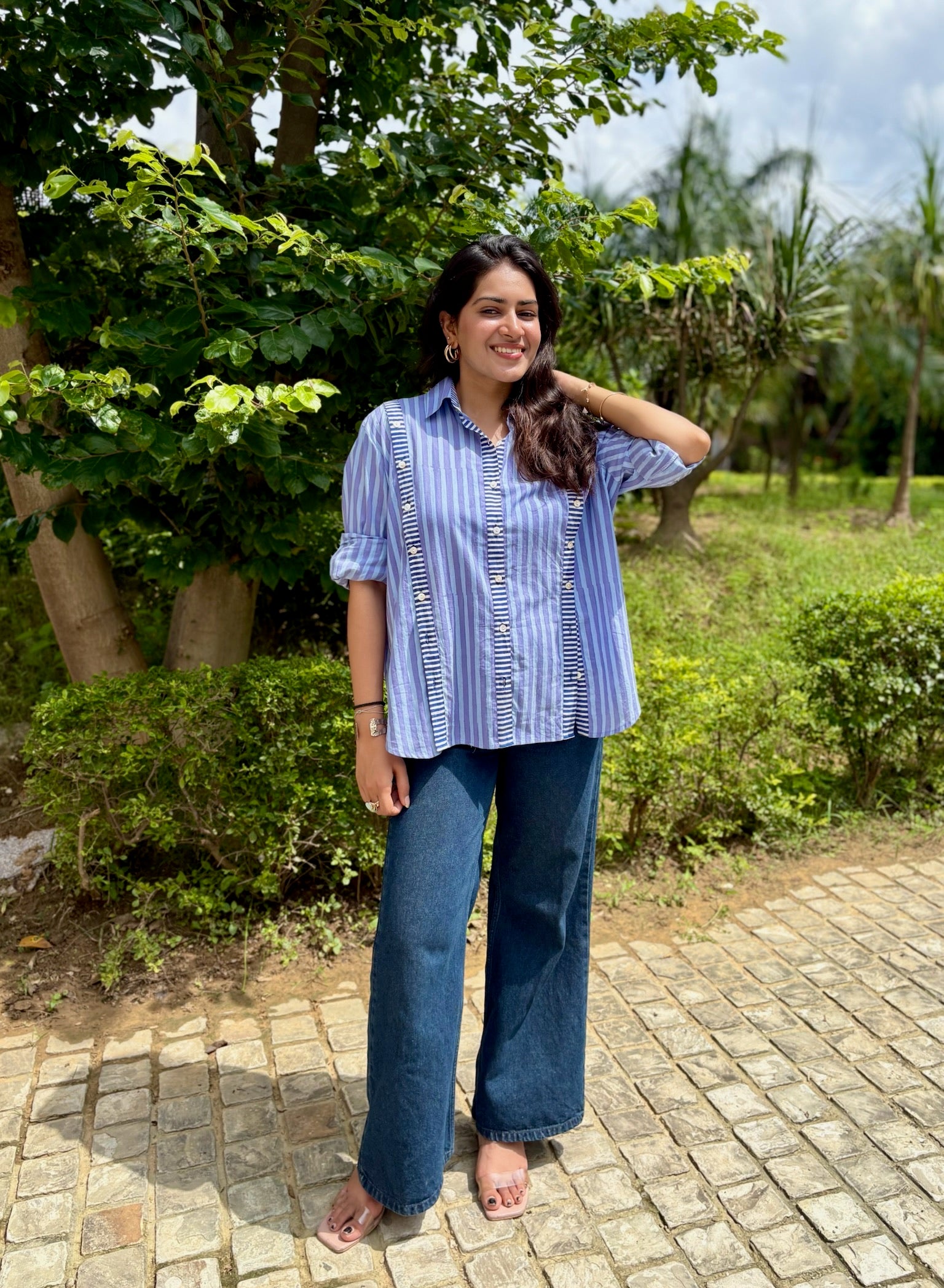 Twilight Noir Multi Placket Shirt