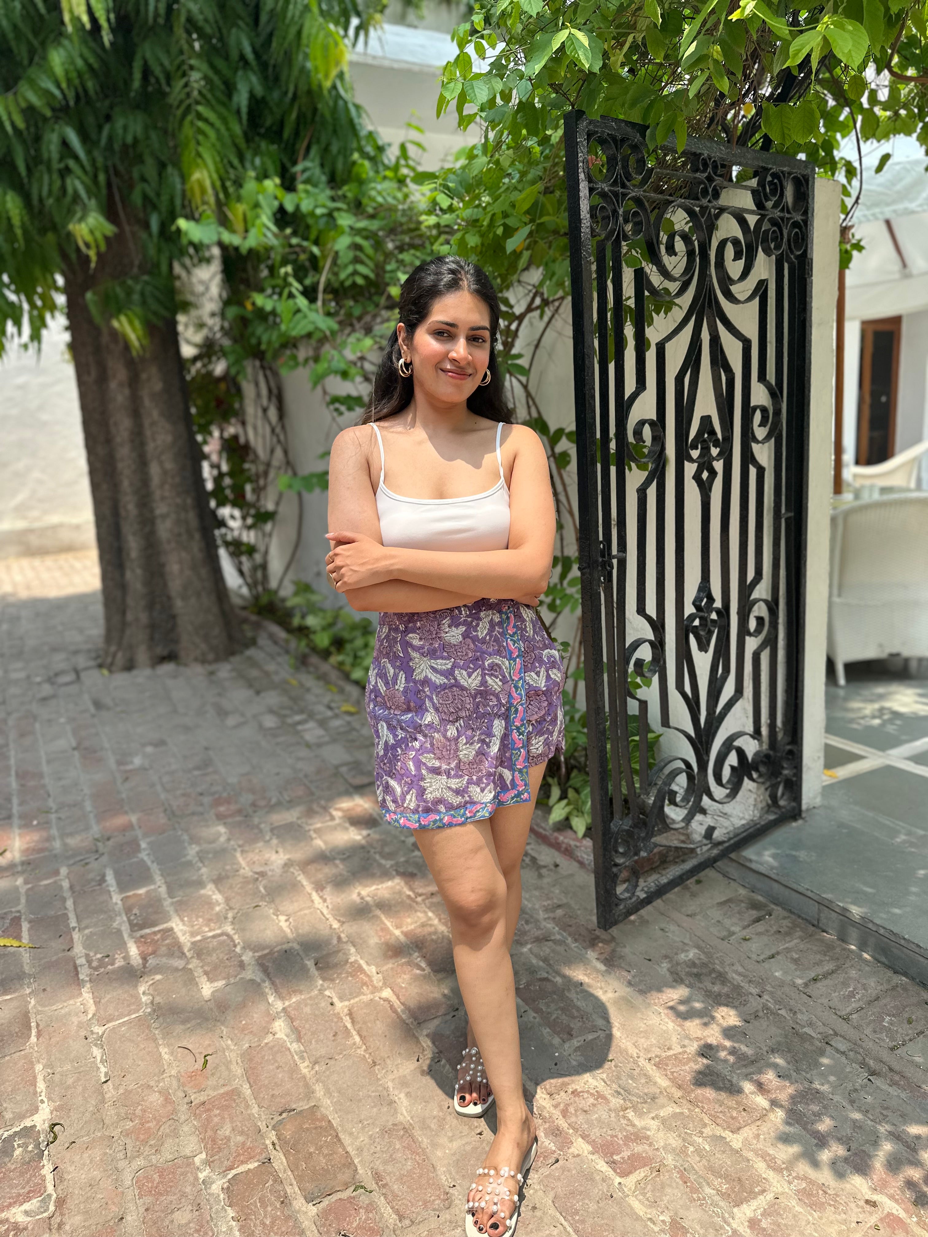 Berry Violet Skort