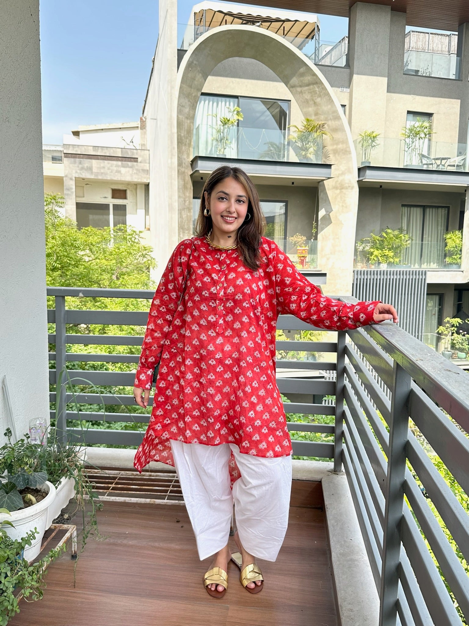 Shafaq Noor Mulmul Coord Set
