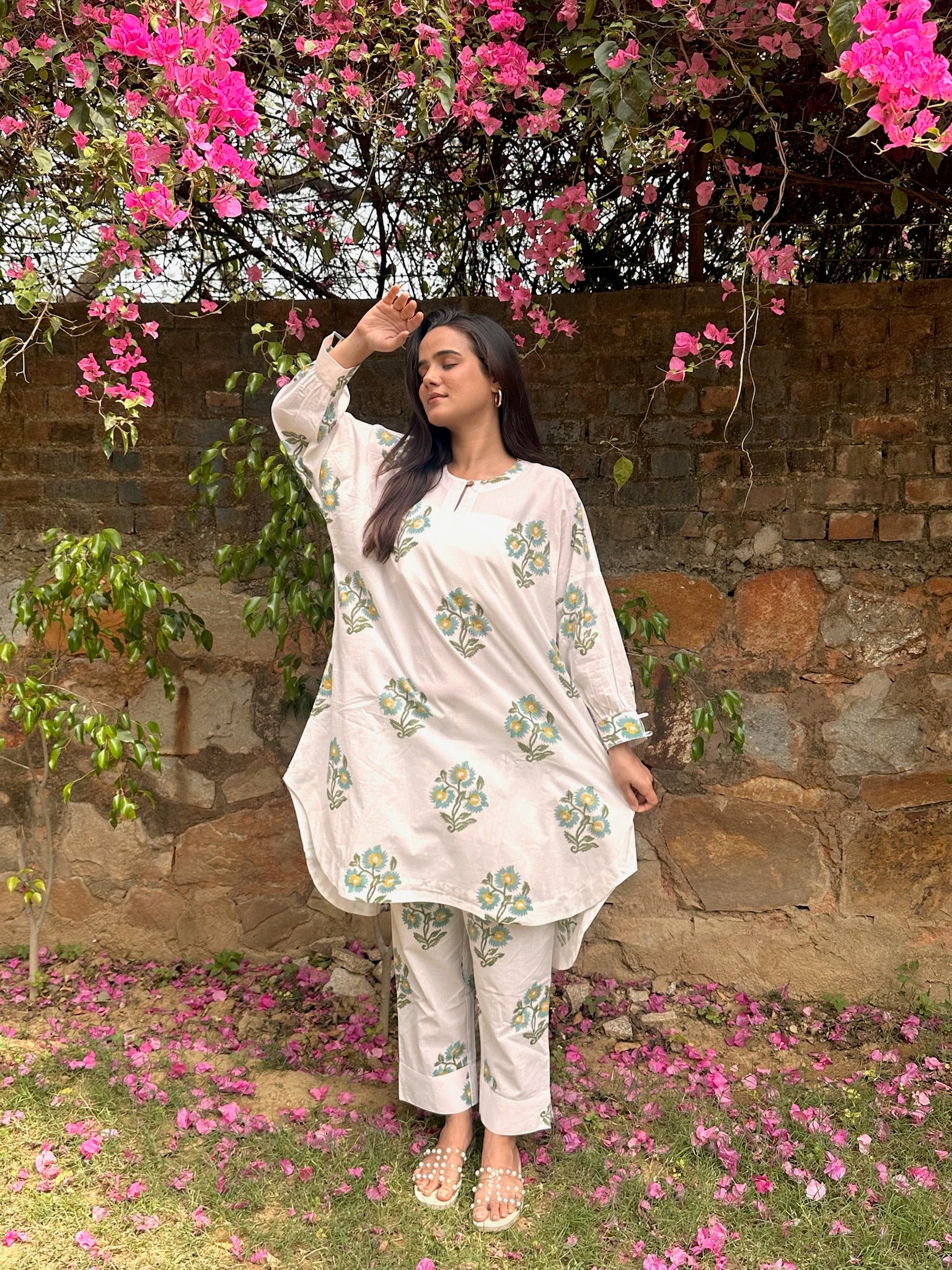 Boxy Turquoise Co-ord Set