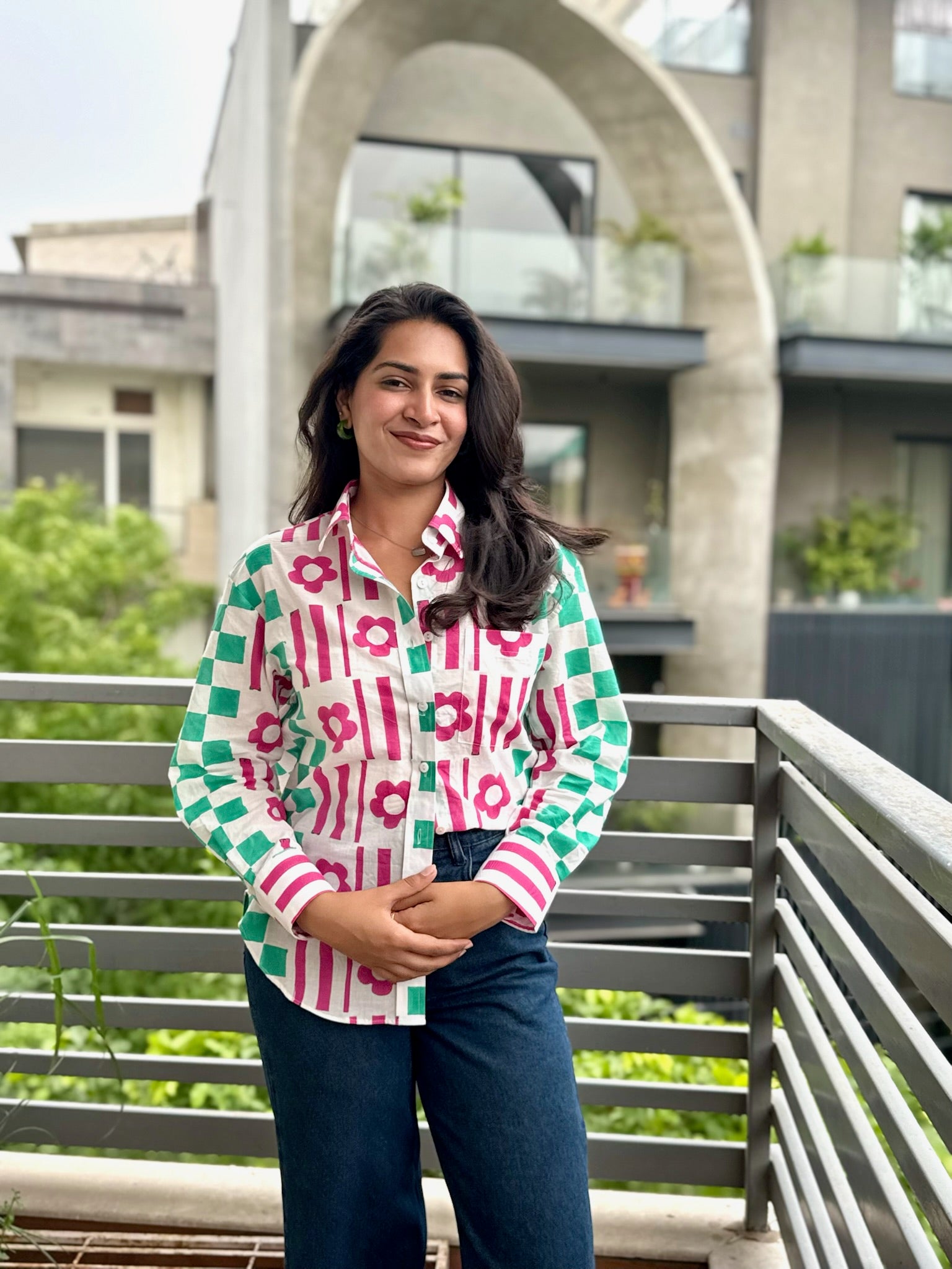 Exclusive Pink Check Shirt