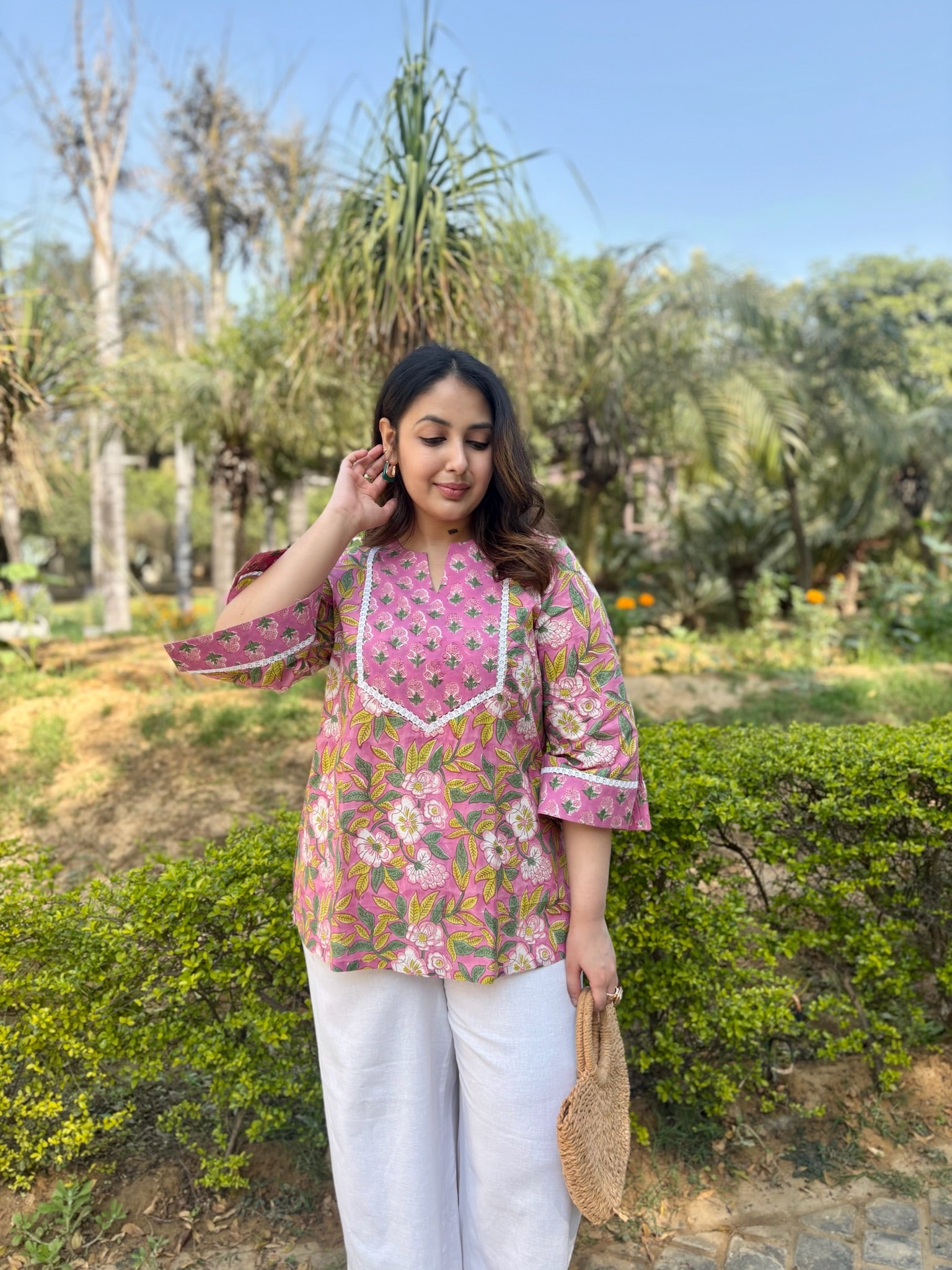 Jaipur Yoke Short Kurti
