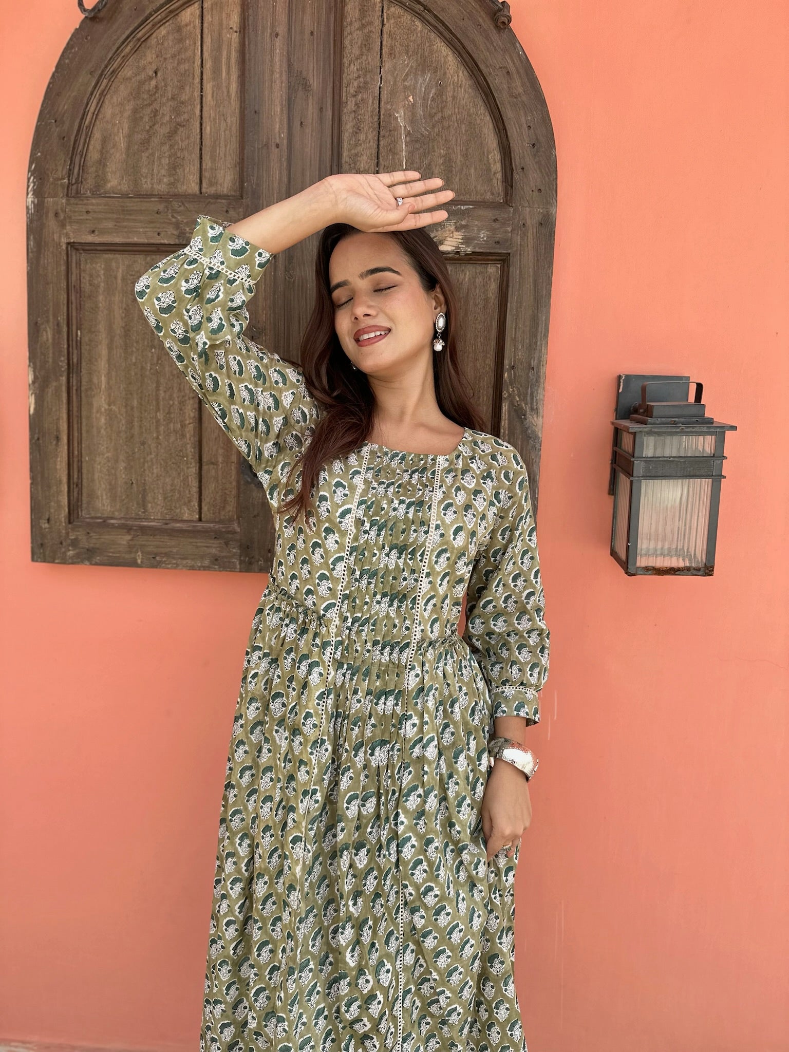 Monsoon Bamboo Mulmul Maxi Dress