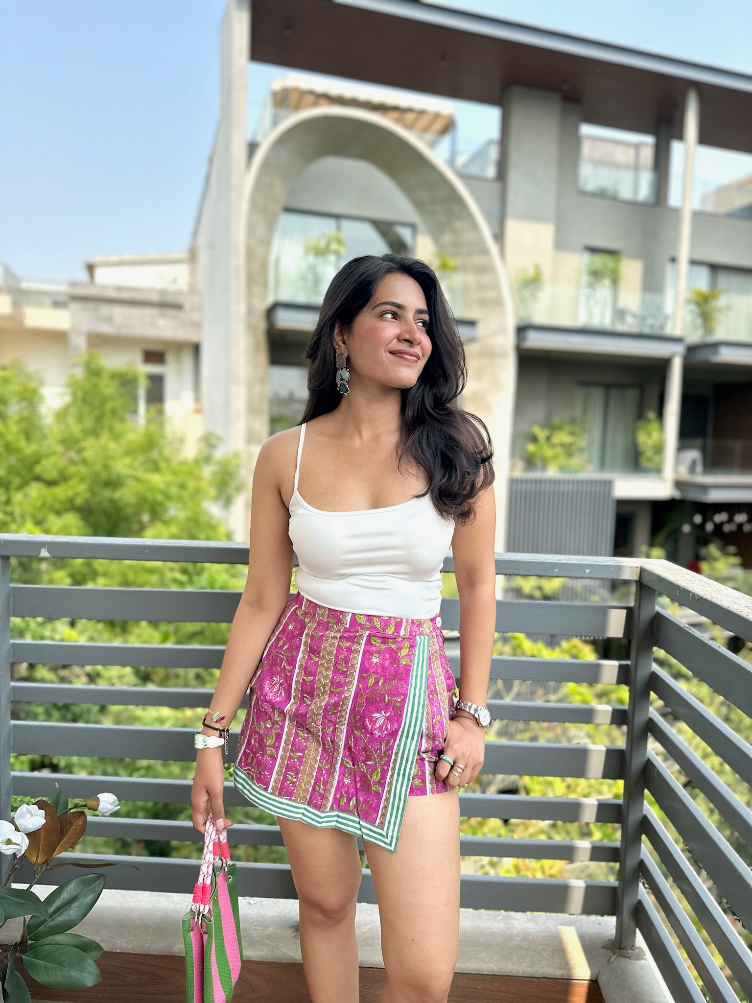 Bagh Border Skort
