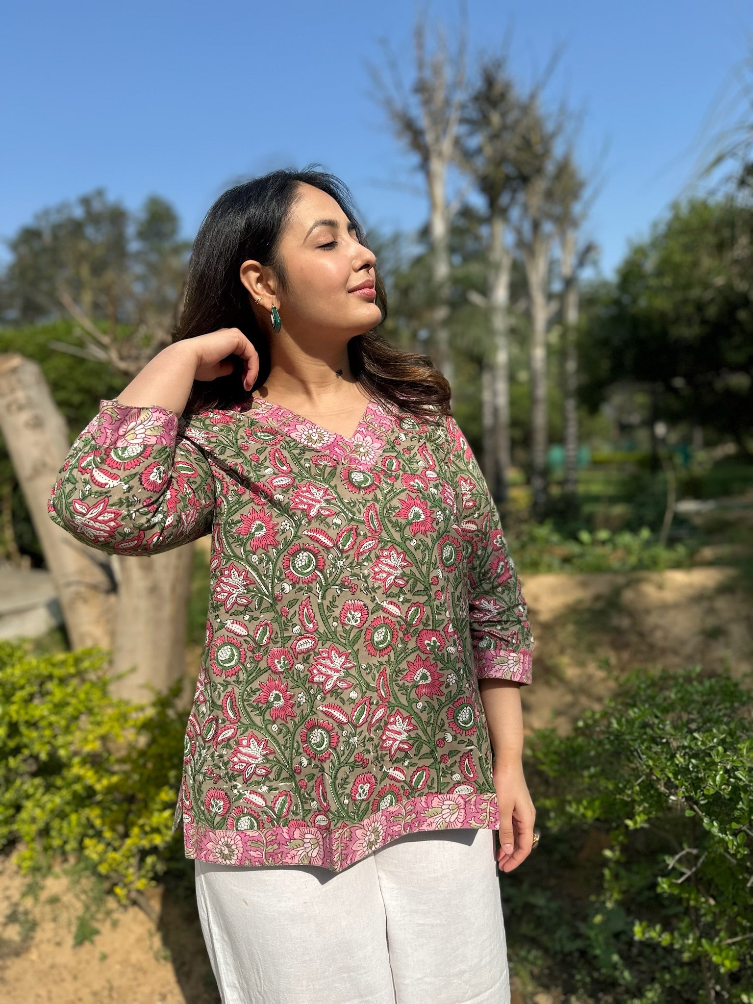 Phool Bel Short Kurti