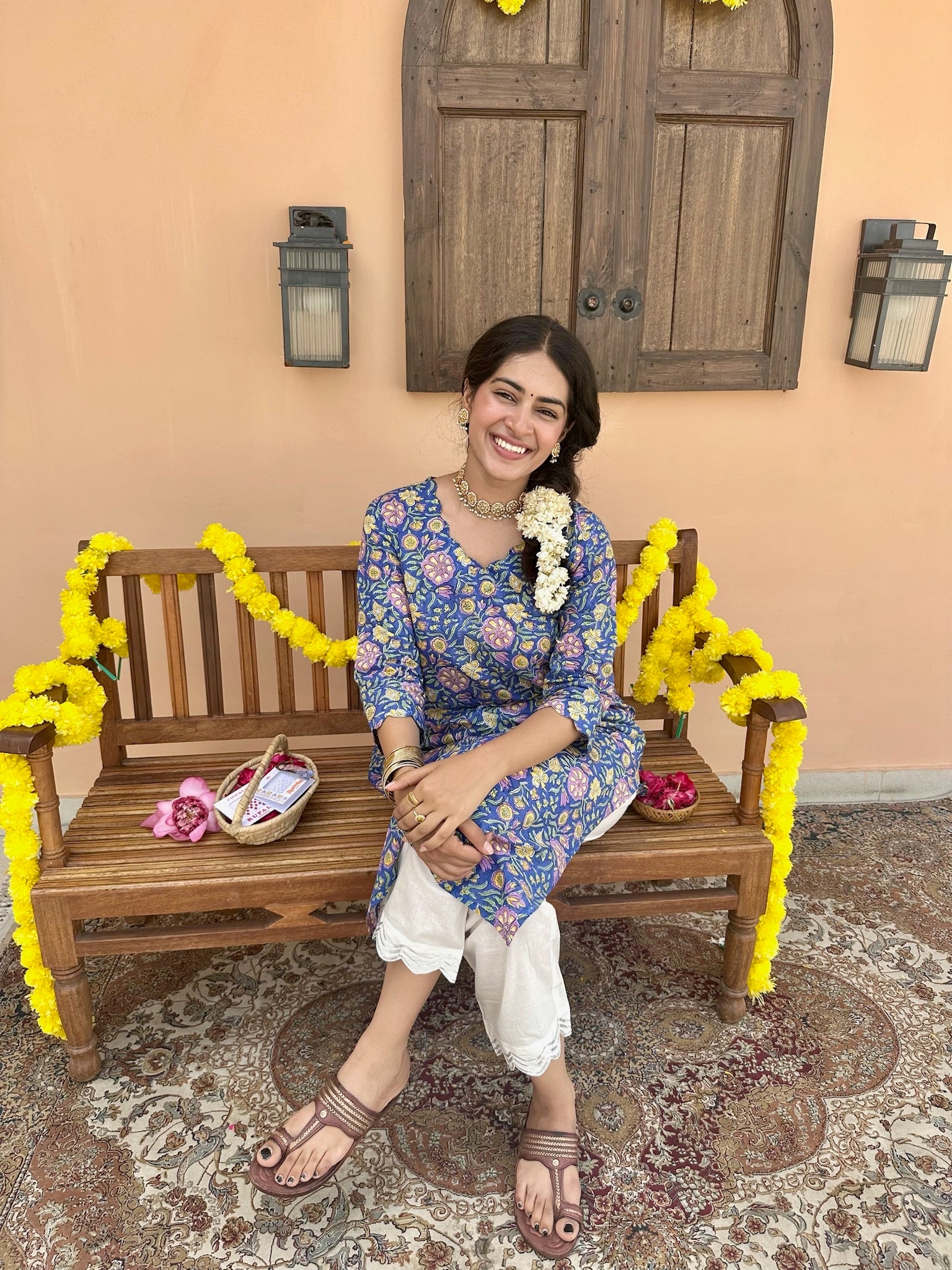 Ultramarine Blue Long Kurta