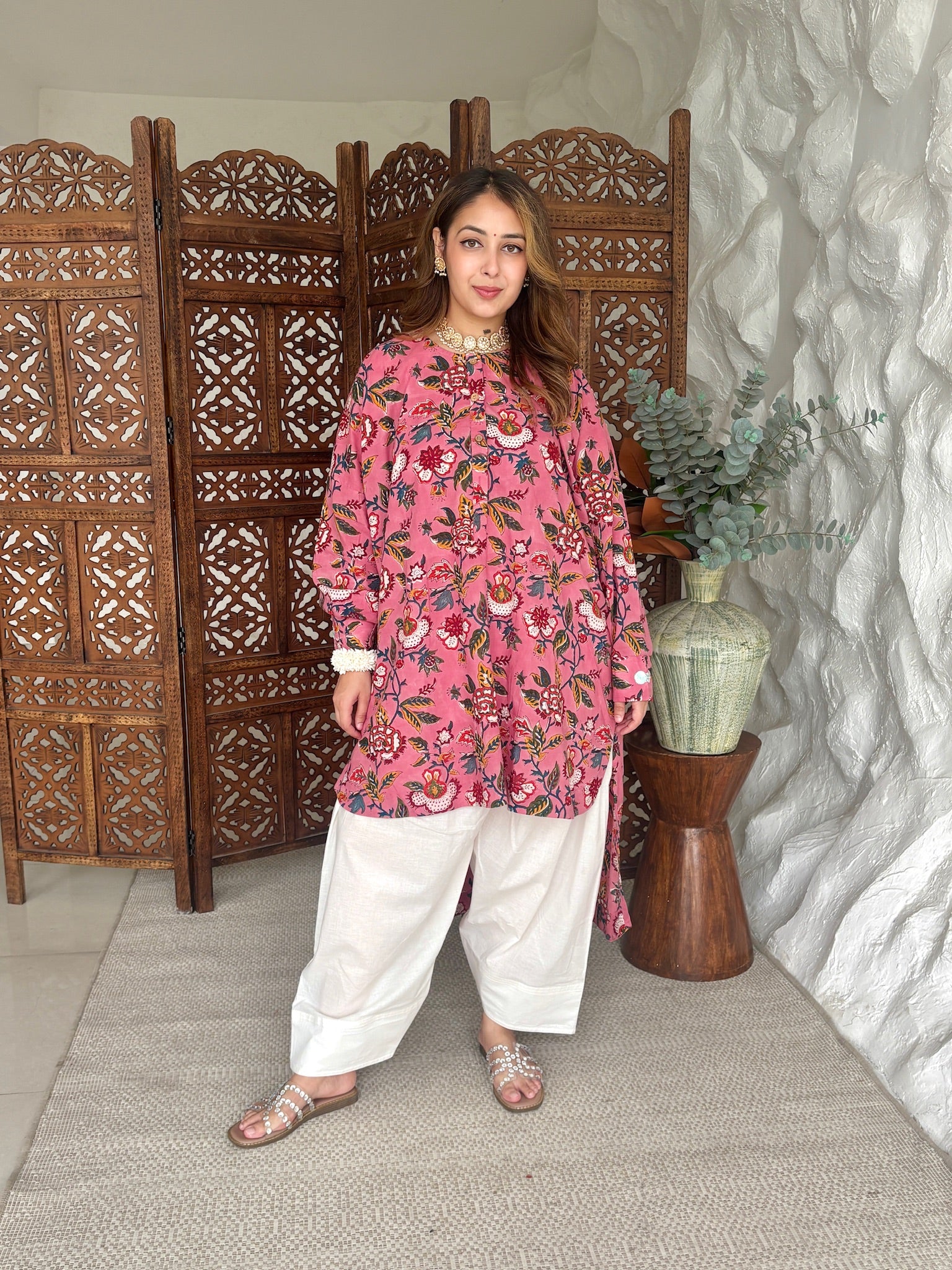 Sakura Pearl Mulmul Co-Ord Set