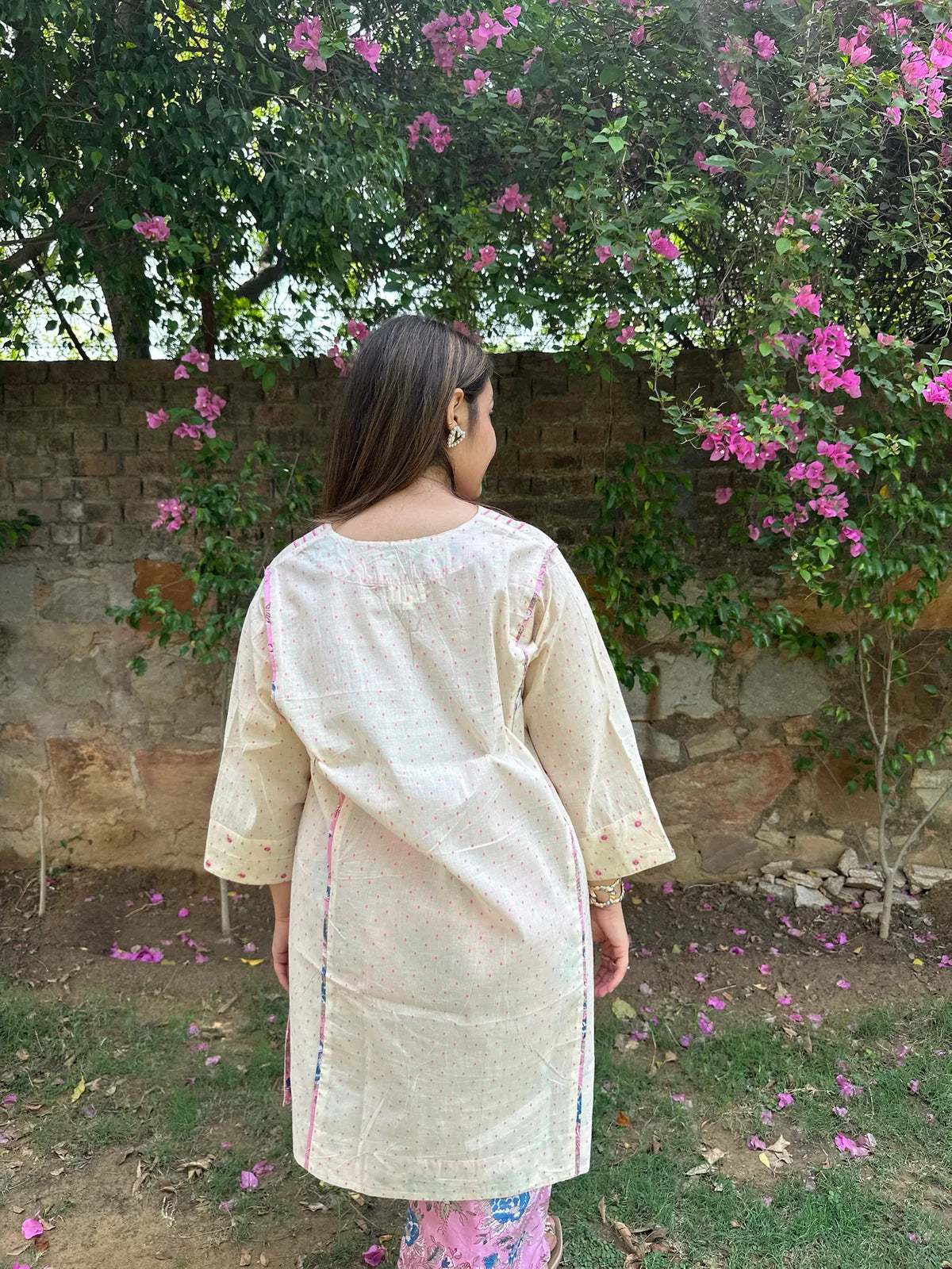 Pink Vanilla Short Dobby Co-Ord Set