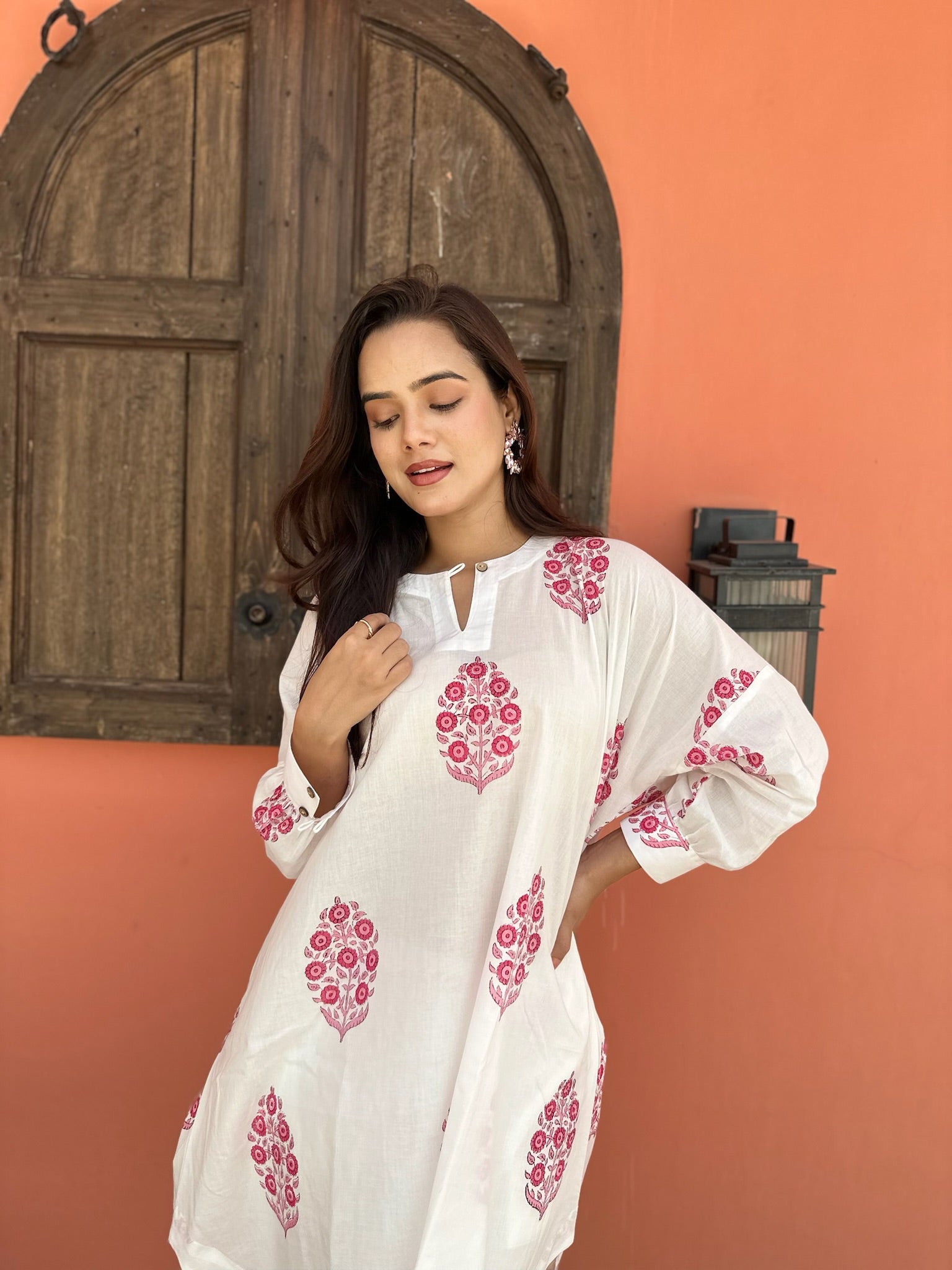 Boxy Kumudini Pink Co-Ord Set