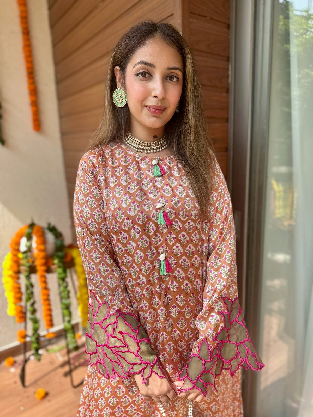 Gerua Modal Embroidery Set