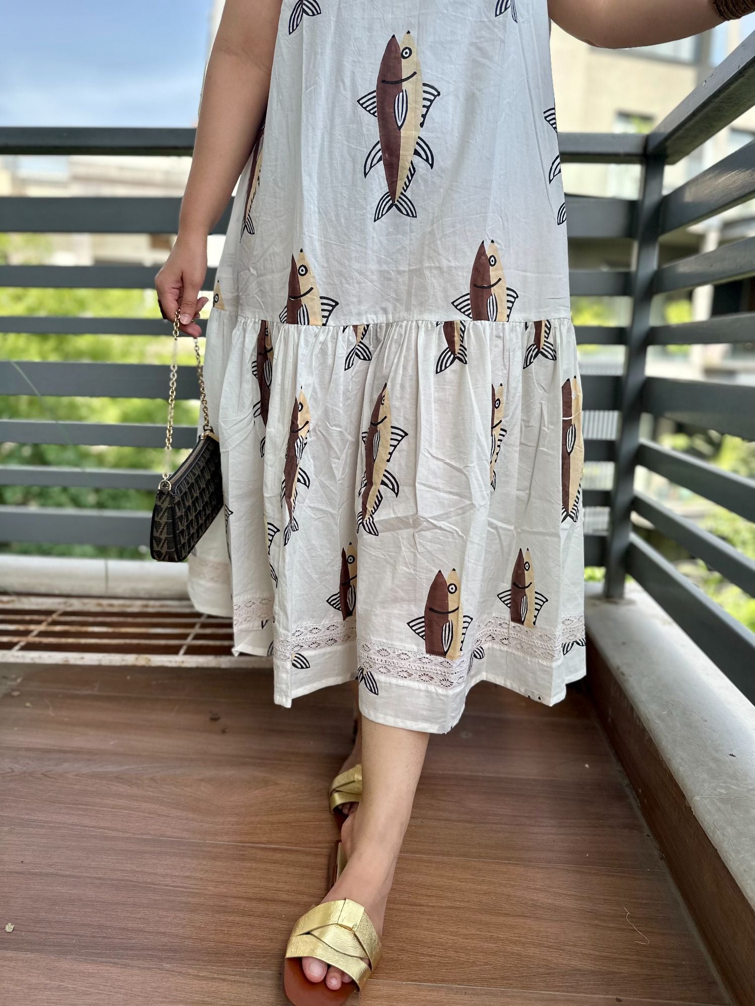 Jal Ki Rani Halter Maxi Dress