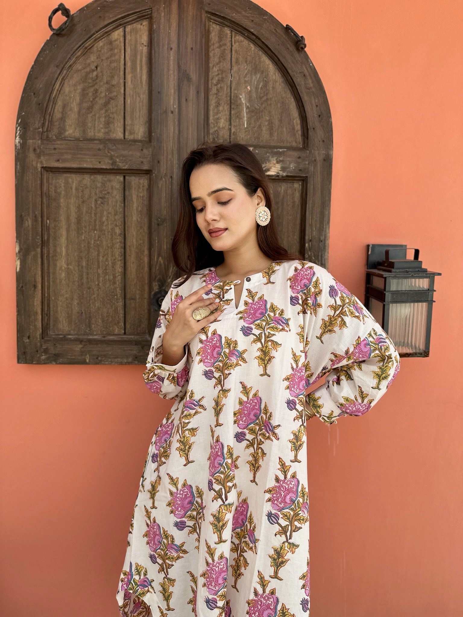 Boxy Mandevilla Pink Co-Ord Set