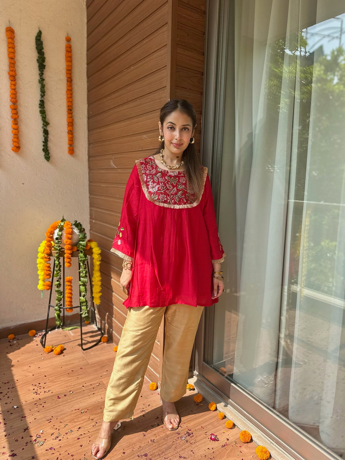 Rakta Yoke Short Kurta Set