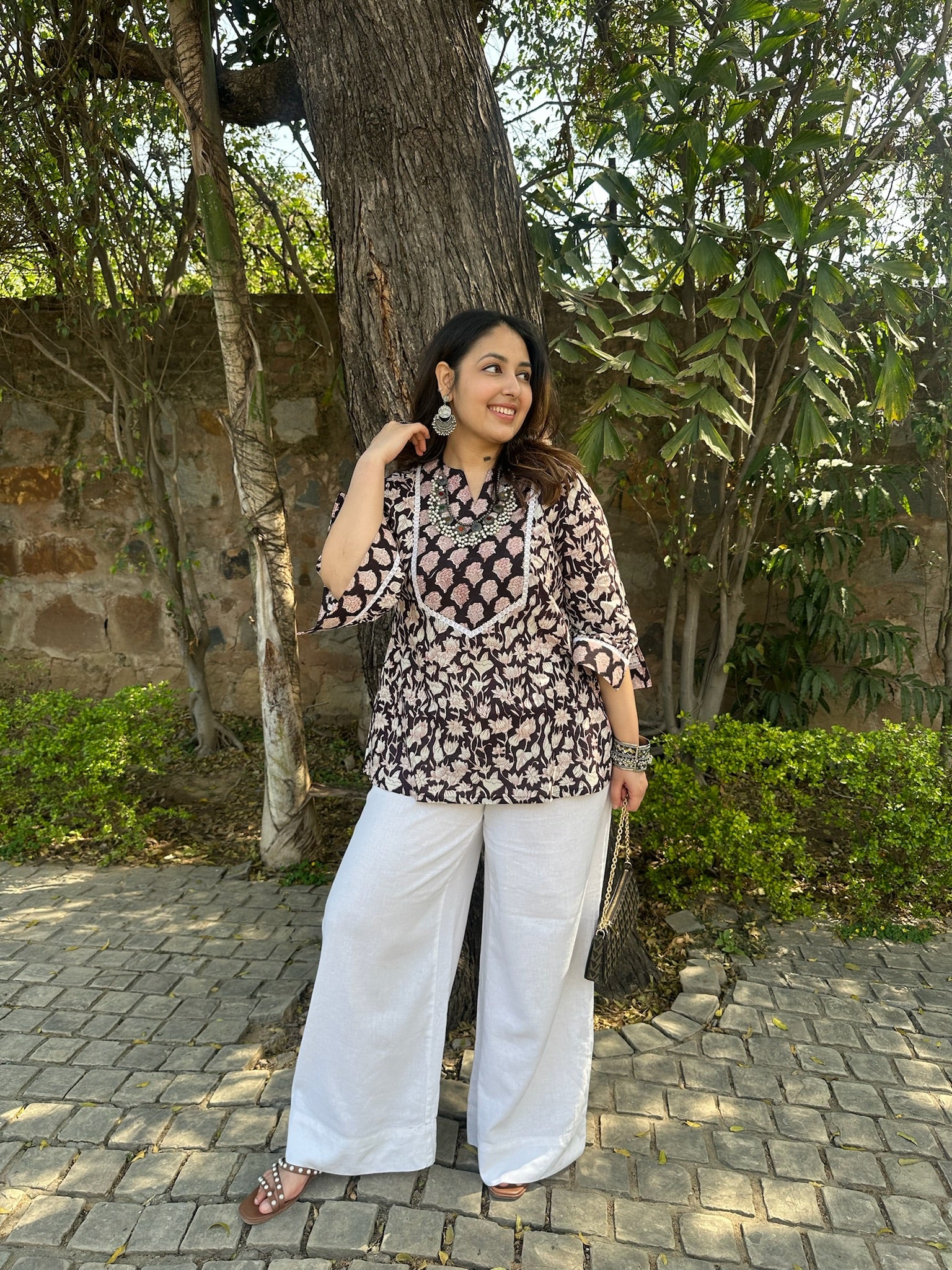 Andhra Yoke Short Kurti