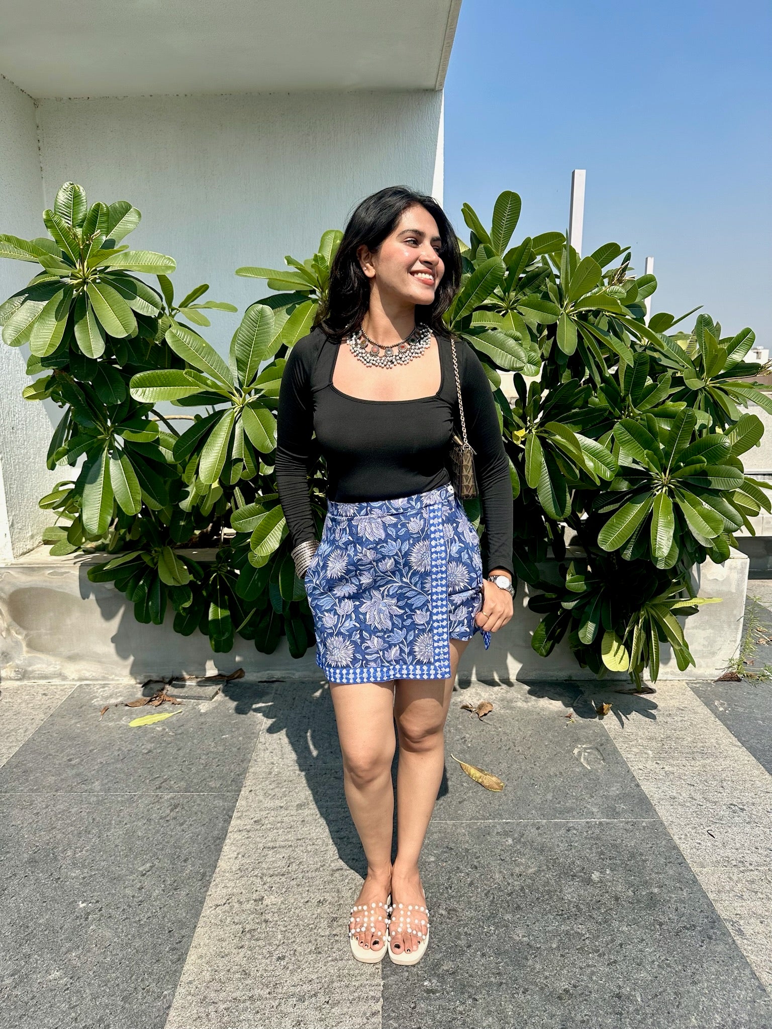 Nilgiri Blue Skort