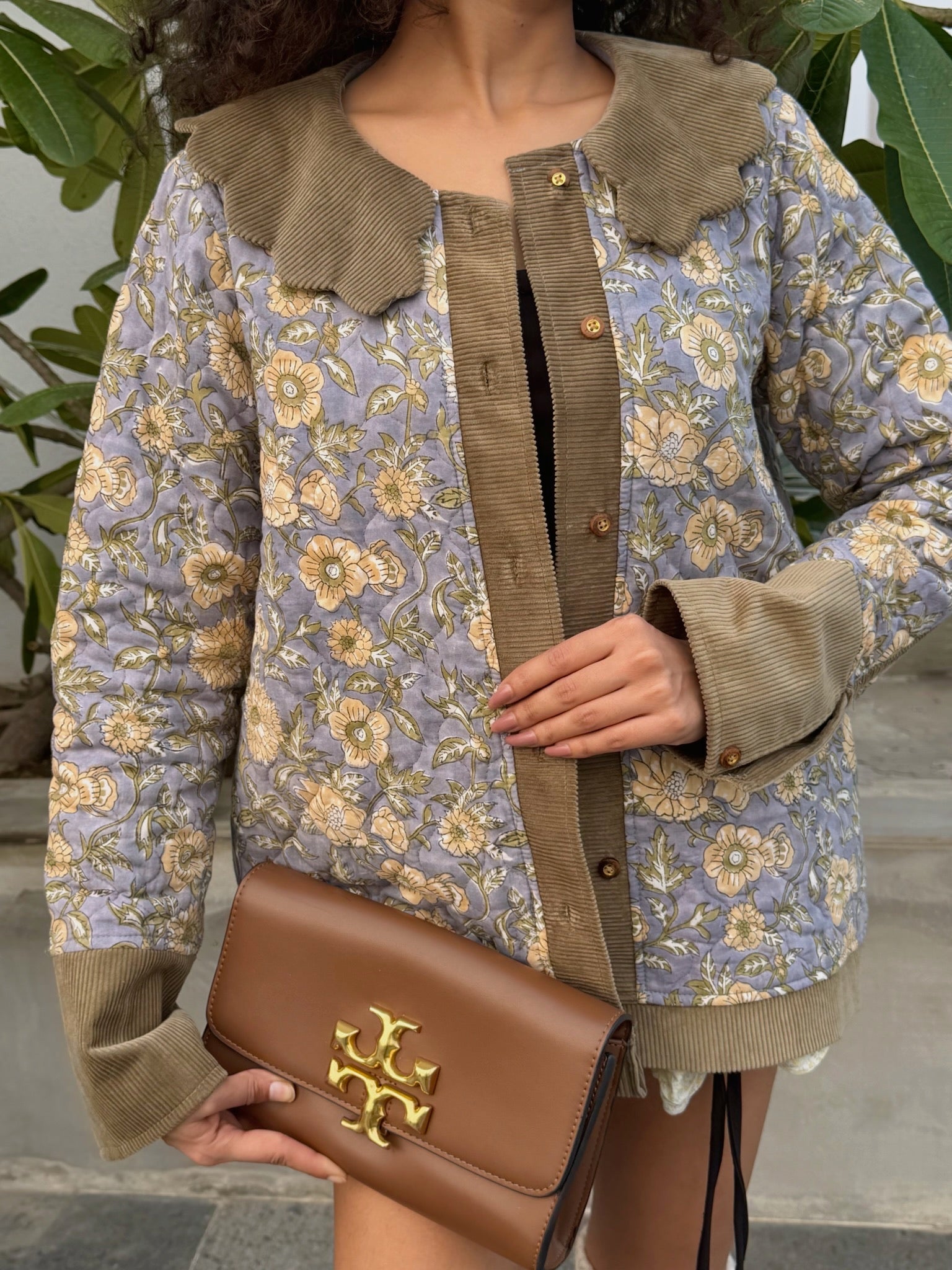 Avocado Green Corduroy Jacket