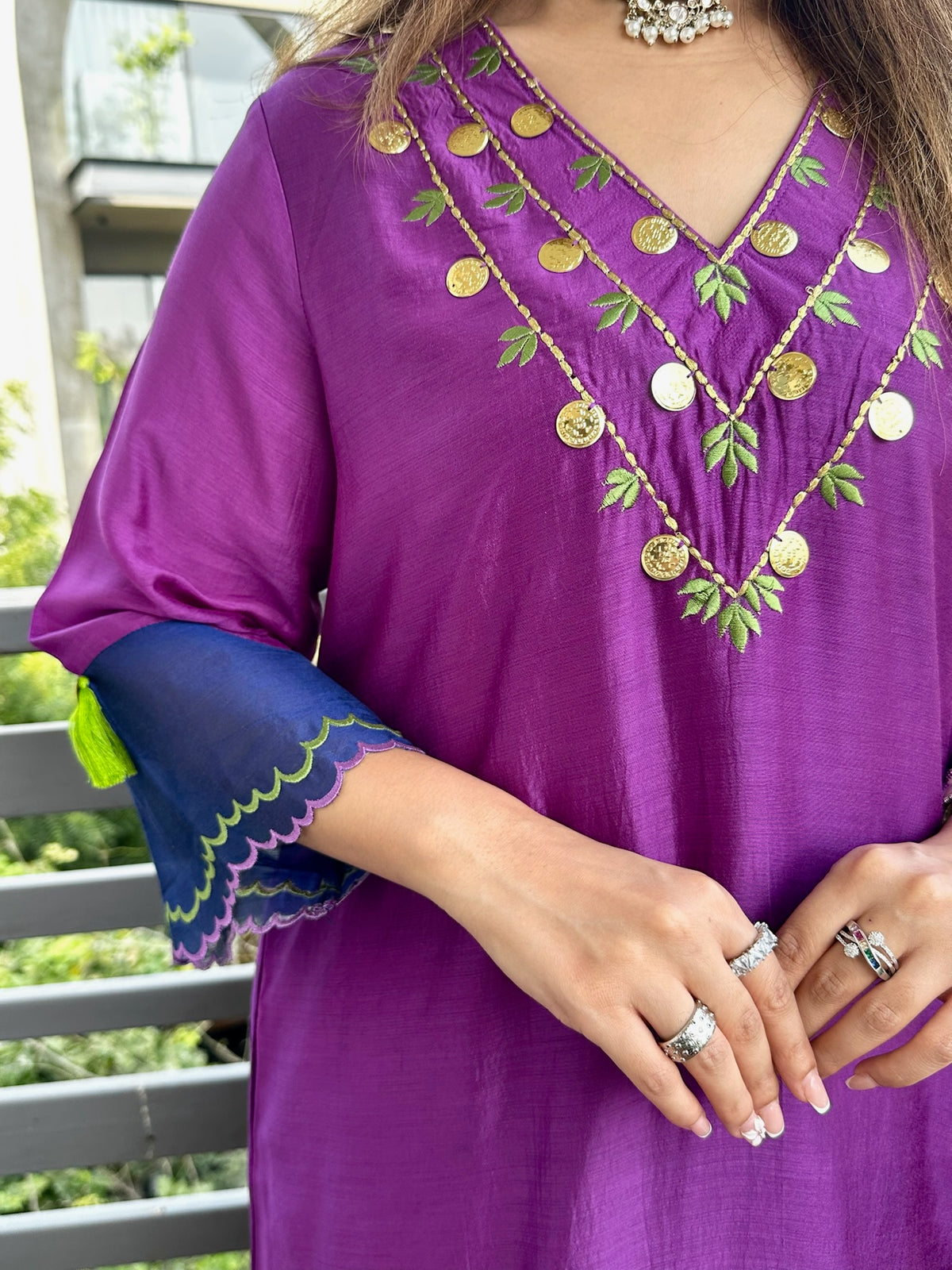 Gulnaar Solid Embroidery Set