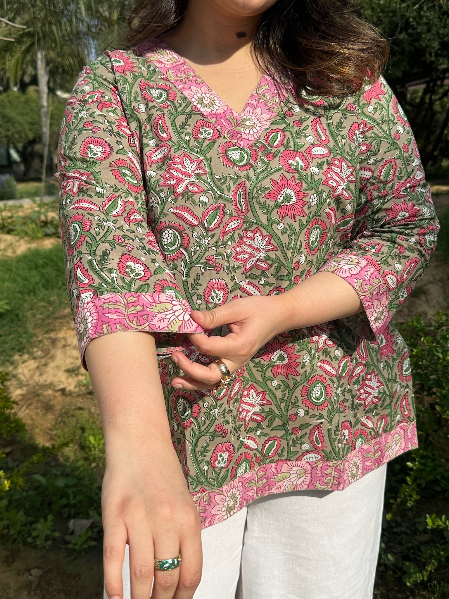 Phool Bel Short Kurti