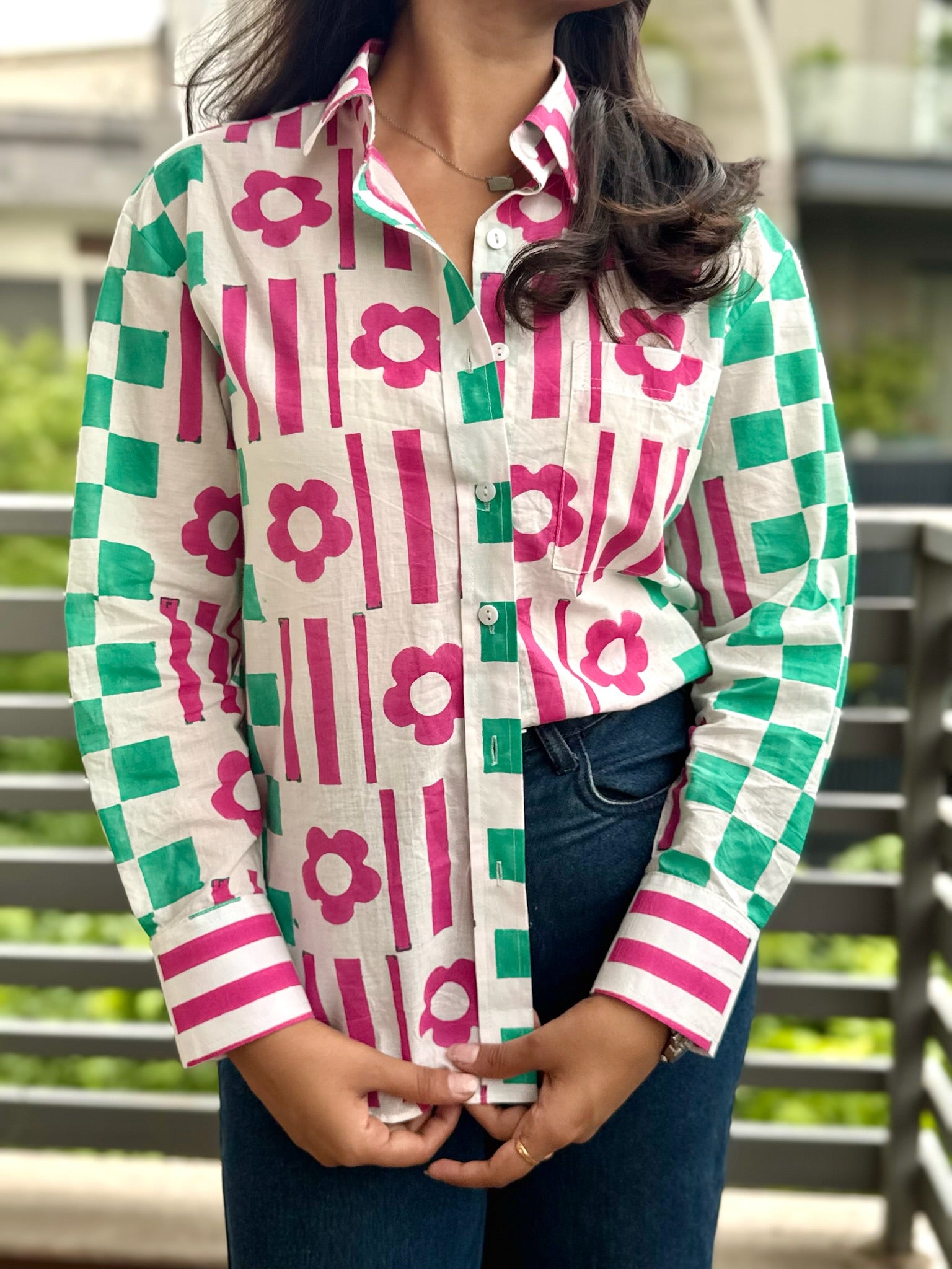 Exclusive Pink Check Shirt