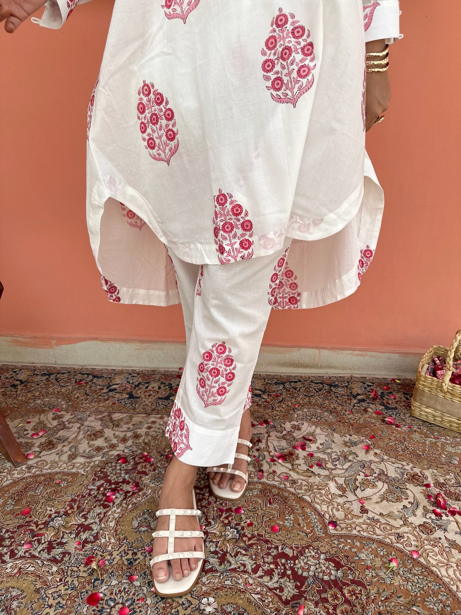 Boxy Kumudini Pink Co-Ord Set