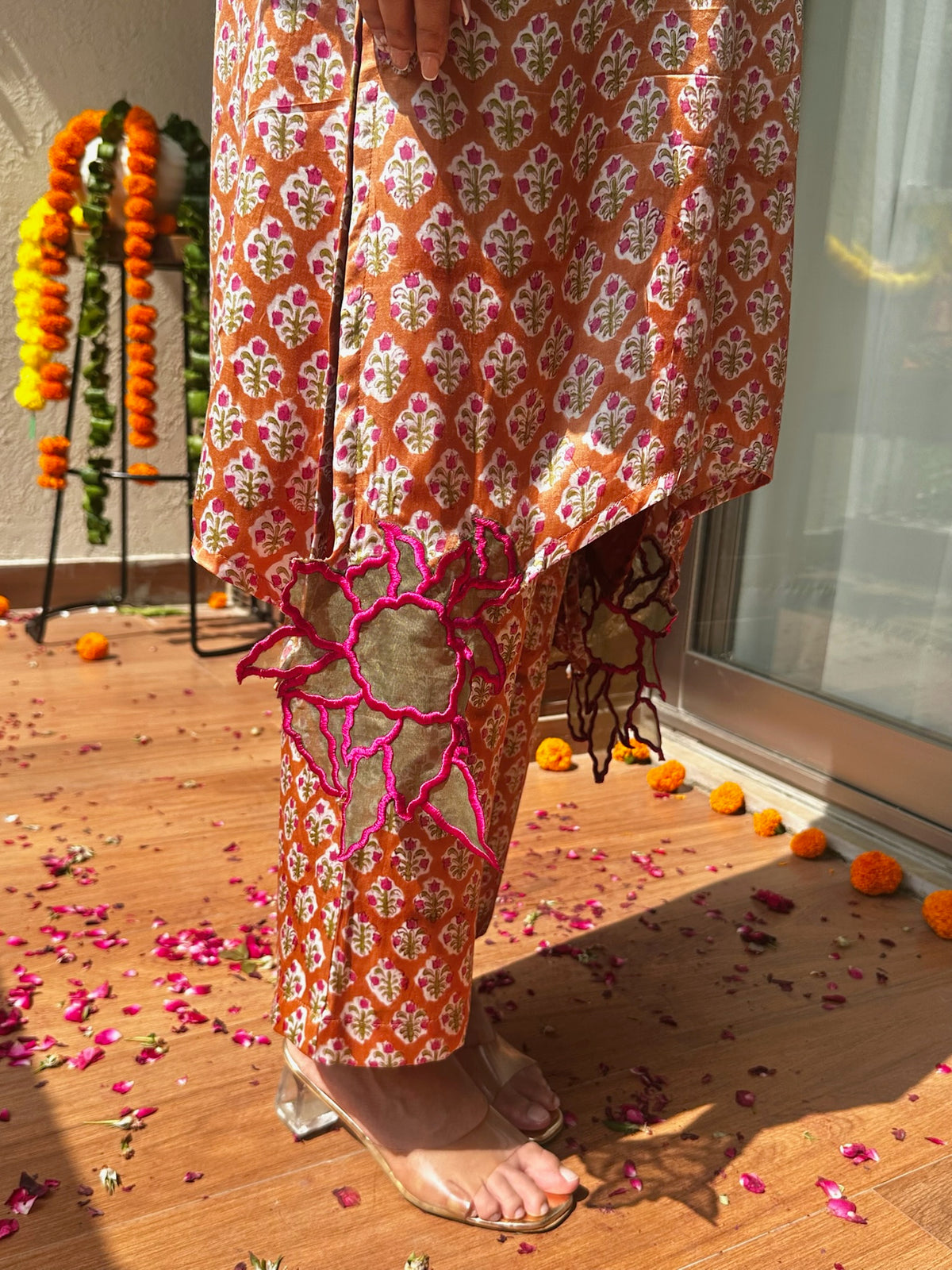 Gerua Modal Embroidery Set
