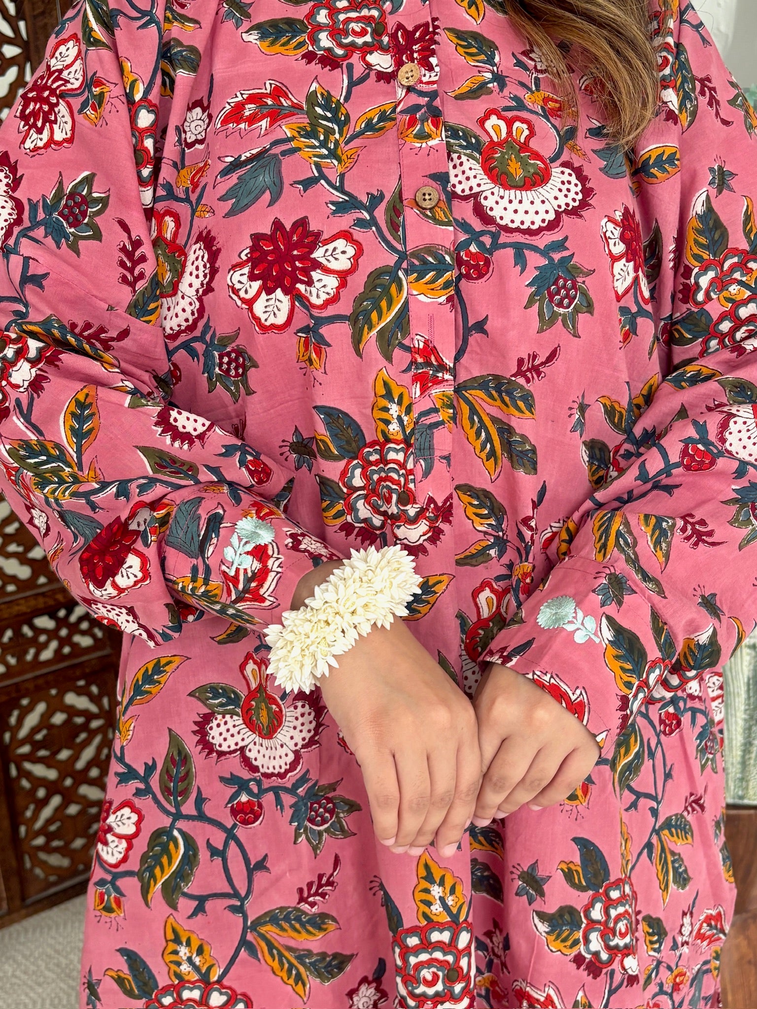 Sakura Pearl Mulmul Co-Ord Set