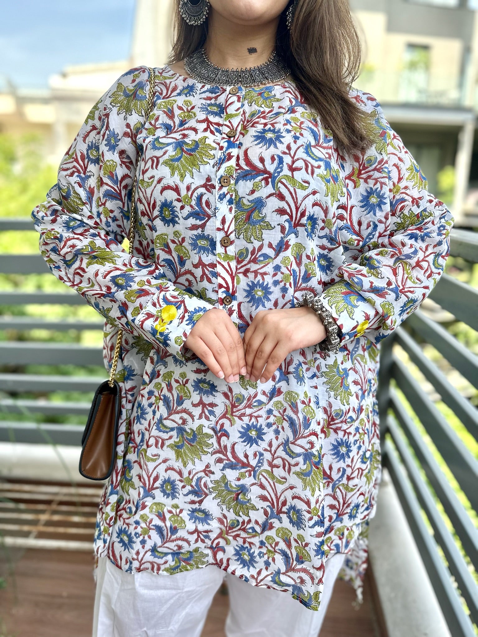 Neel Gulzar Mulmul Co-ord Set