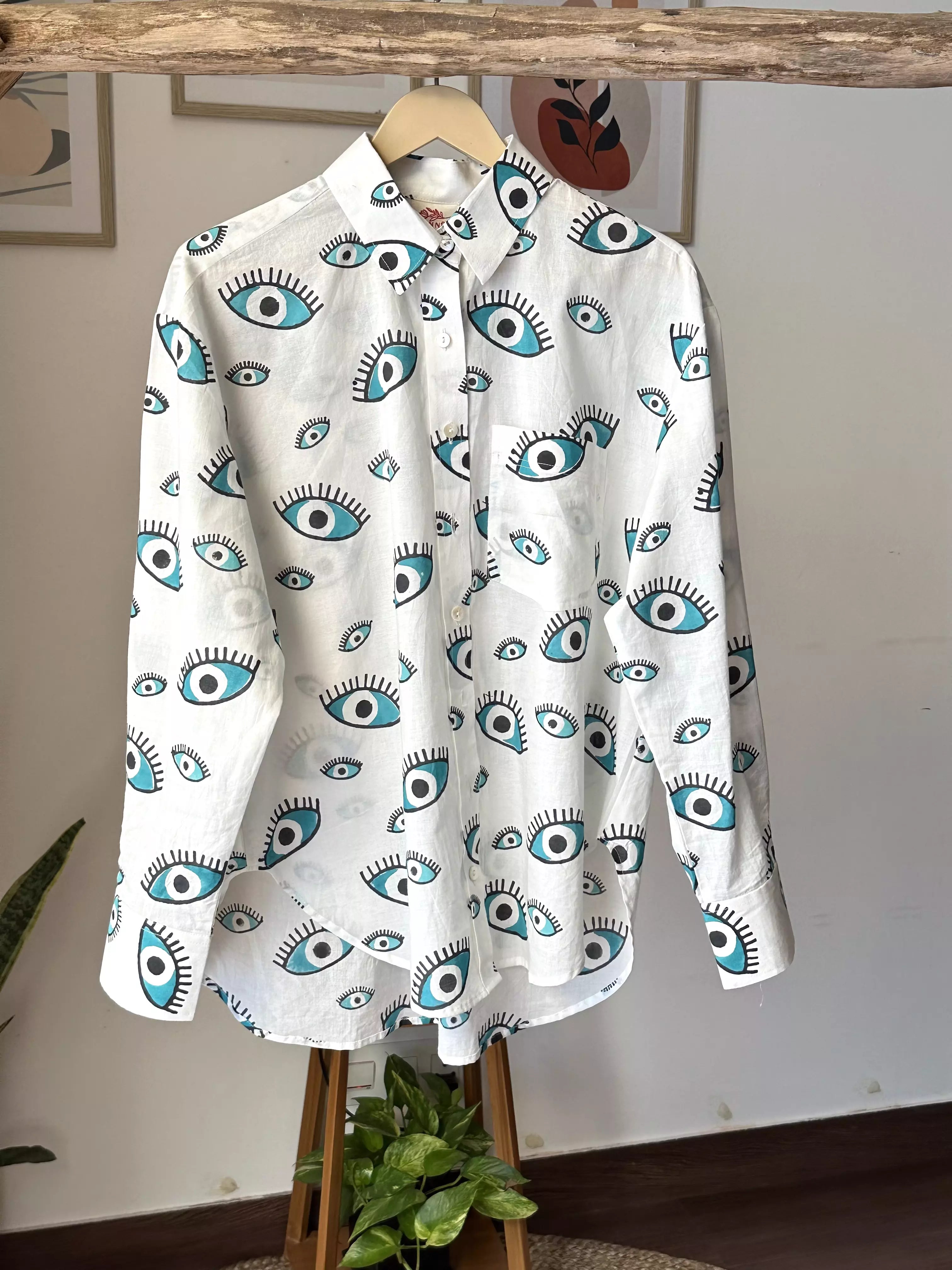 Evil Eye Blue Shirt