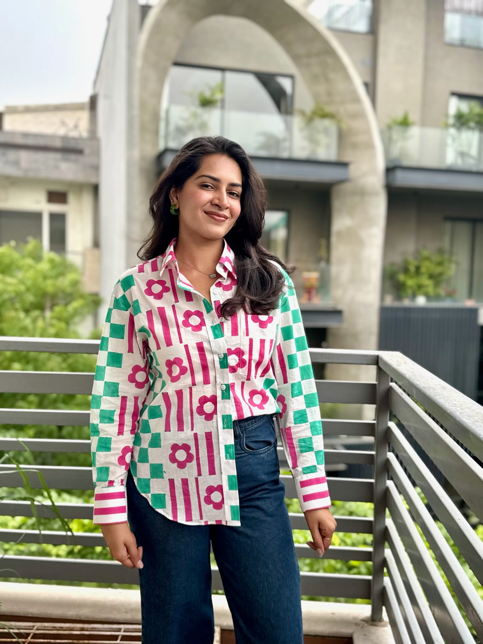Exclusive Pink Check Shirt