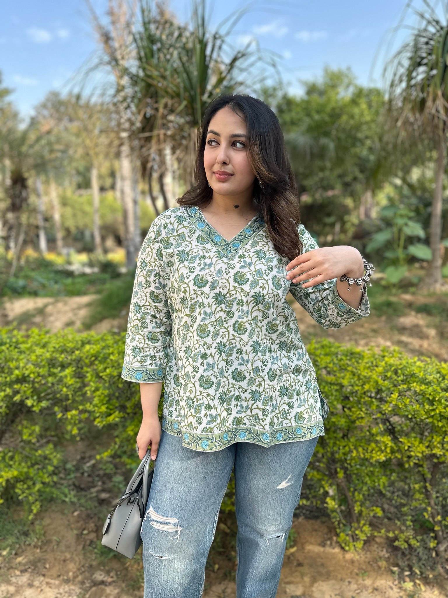 Marine short Kurti