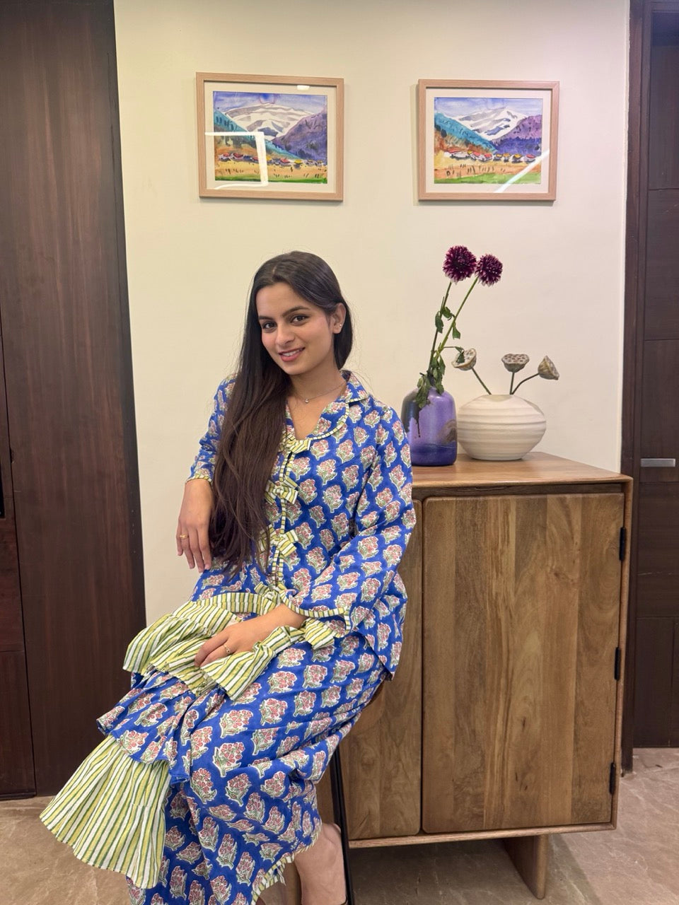 Neelkamal Bow Resort Wear Set