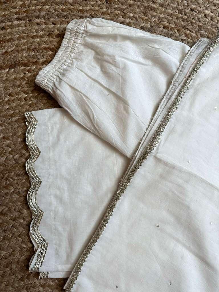 Pearl White Pant - Mannगिरी