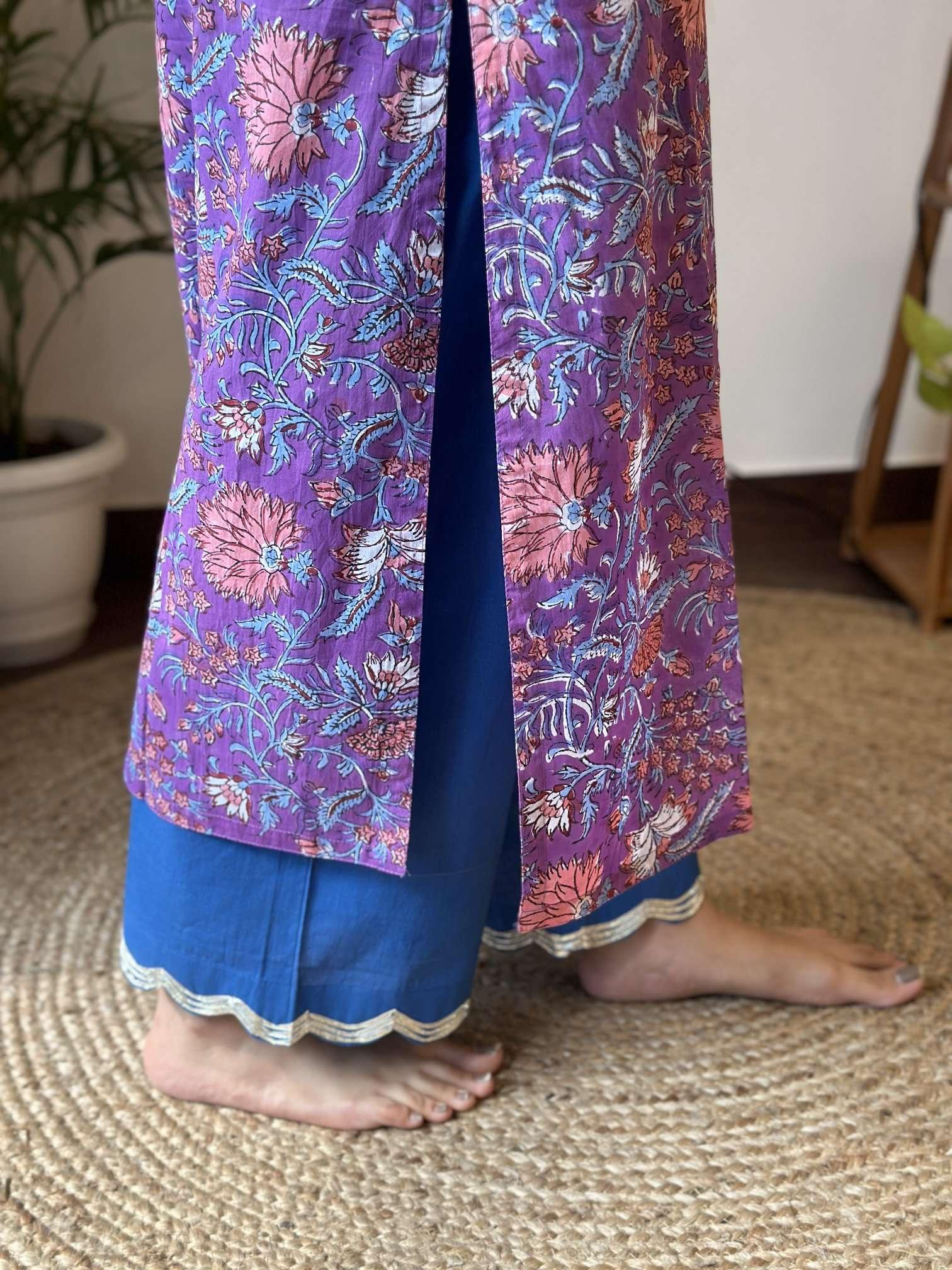 Sapphire Blue Pant - Mannगिरी