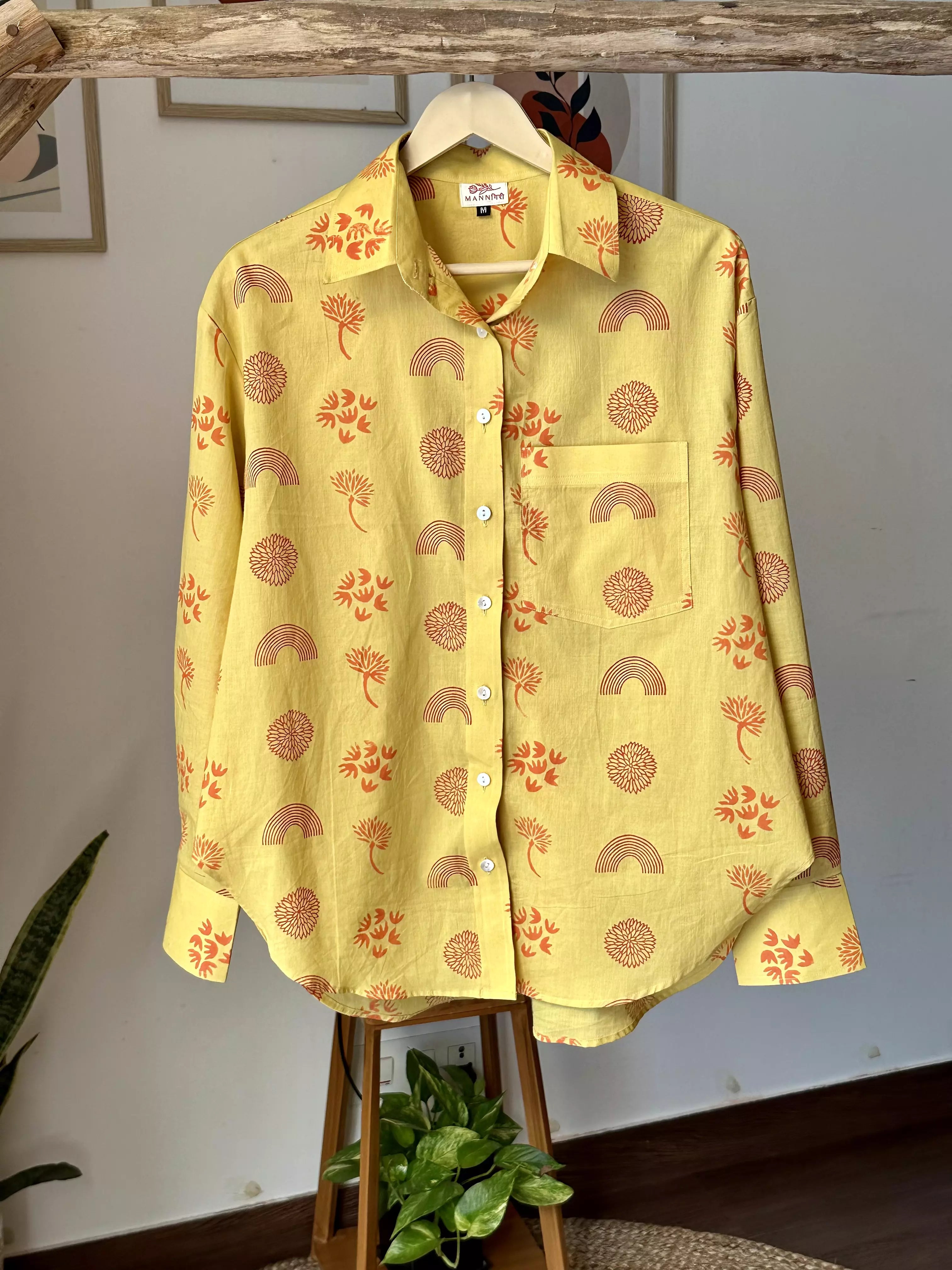 Summer Time Yellow Shirt