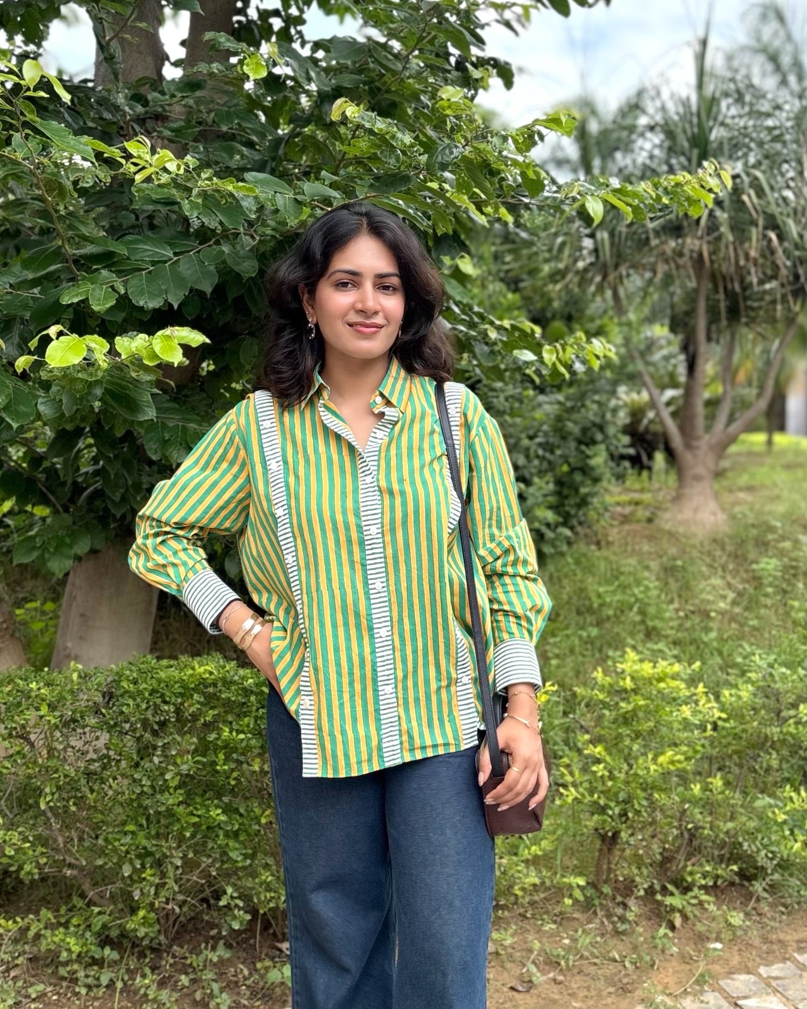 Sunlit Forest Multi Placket Shirt