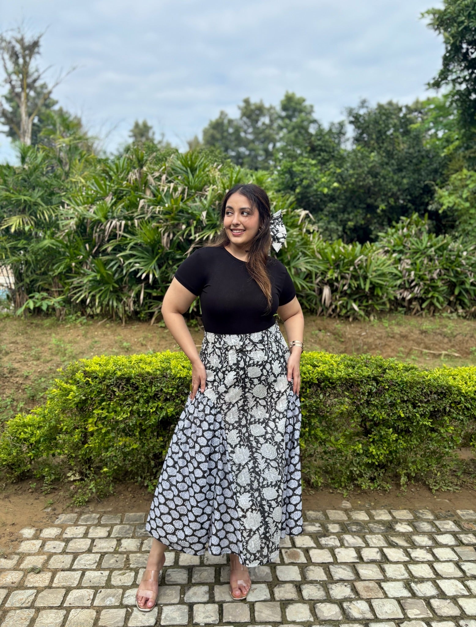 Yin Yang Hourglass Skirt